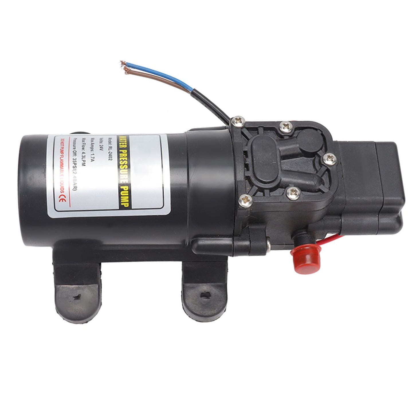 Water Pressure Diaphragm Pump Self Priming Diaphragm Pump High Pressure Water Pump for Outdoor RL 2402 24V