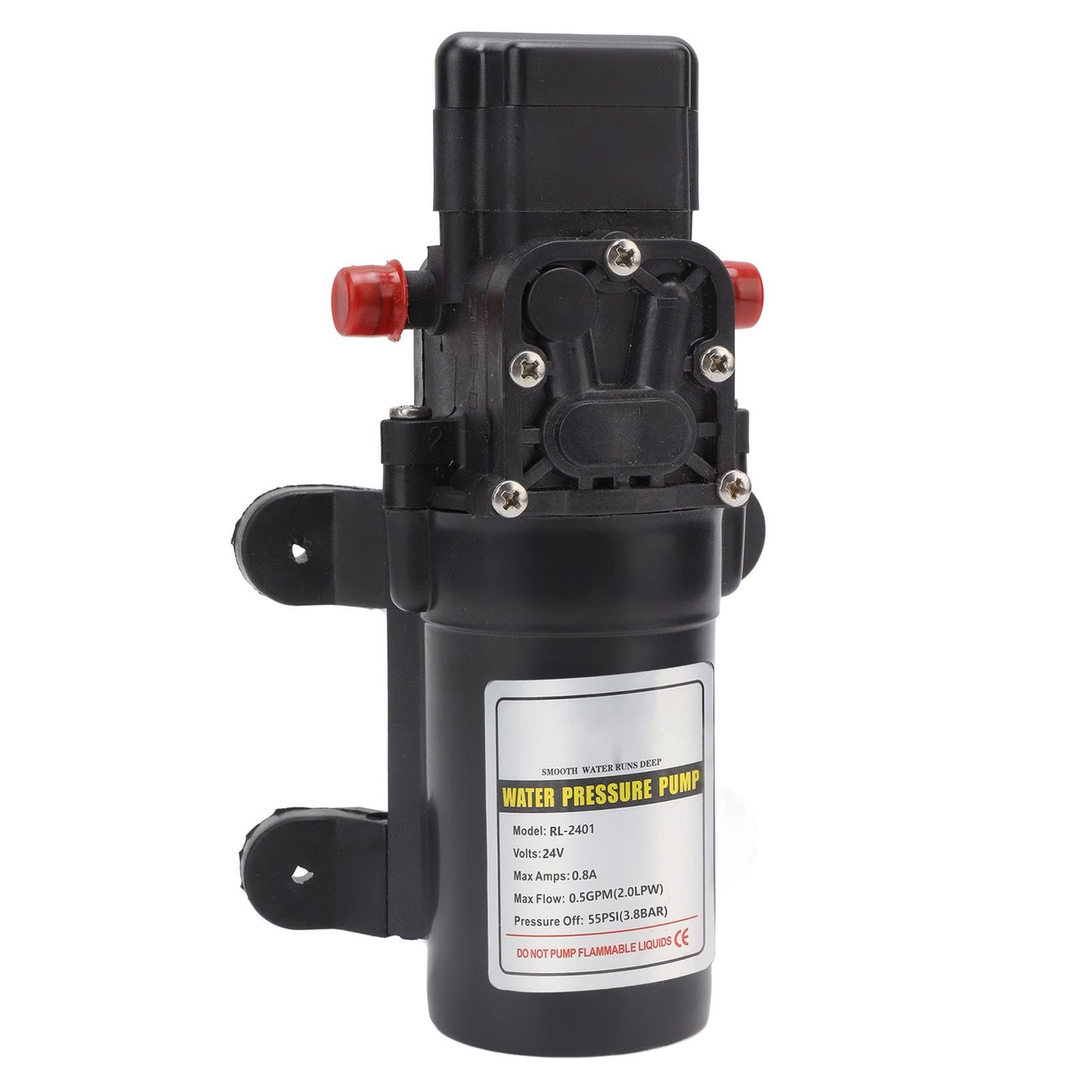 Water Pressure Diaphragm Pump Self Priming Diaphragm Pump High Pressure Water Pump for Outdoor RL 2401 24V