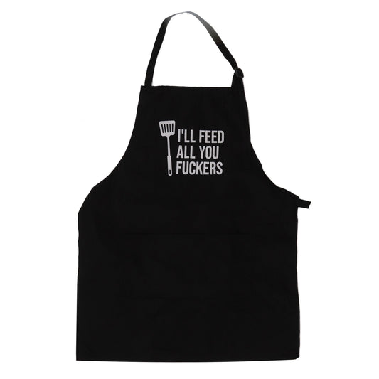 Men Funny Apron Chef Bib Apron with 3 Pockets Adjustable Neck Strap for Kitchen Cooking BBQ Baking Husband Dad Gifts