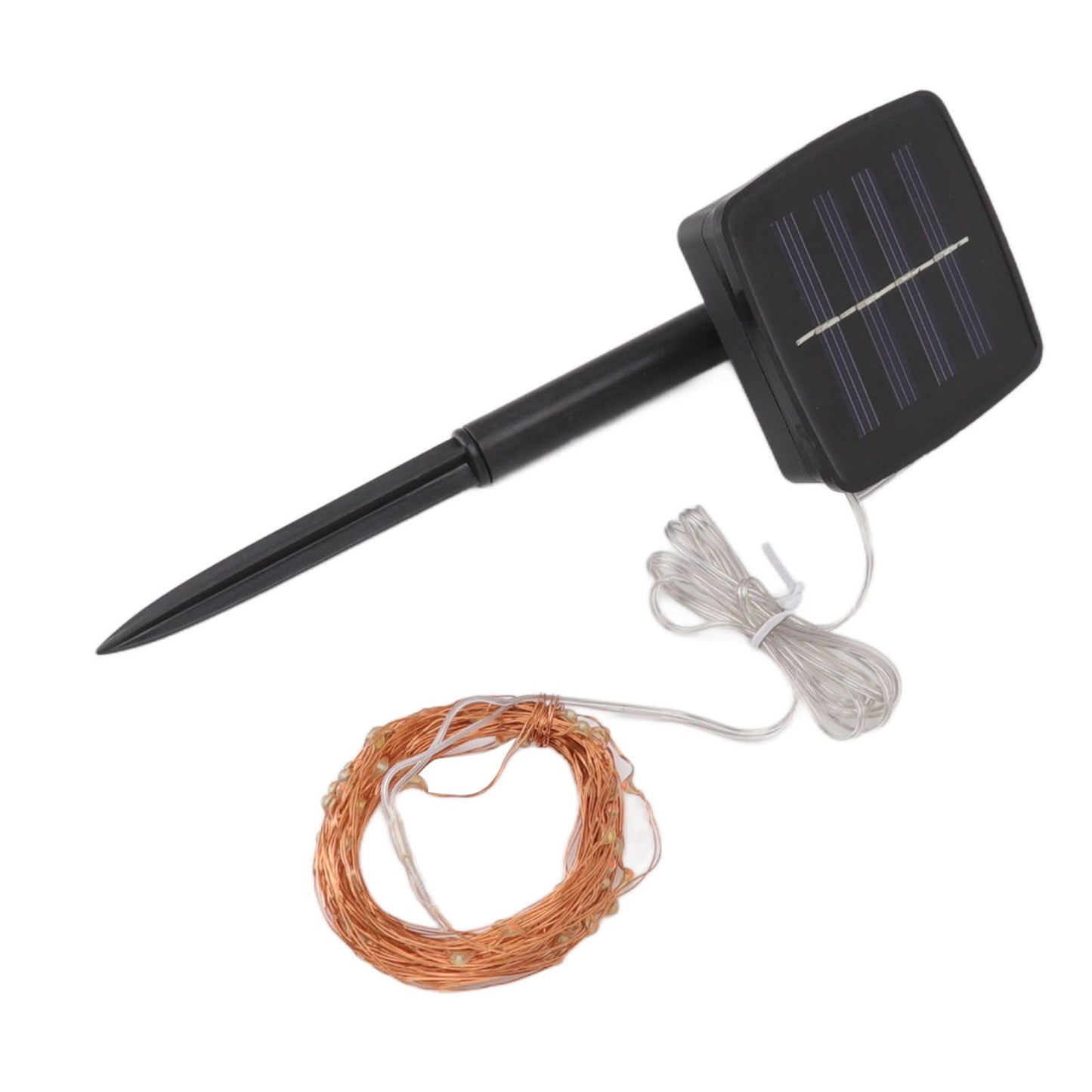 LED Solar String Lights IP44 Waterproof Heatproof Solar Powered Copper Wire Lights for Outdoor Garden Balcony Decoration