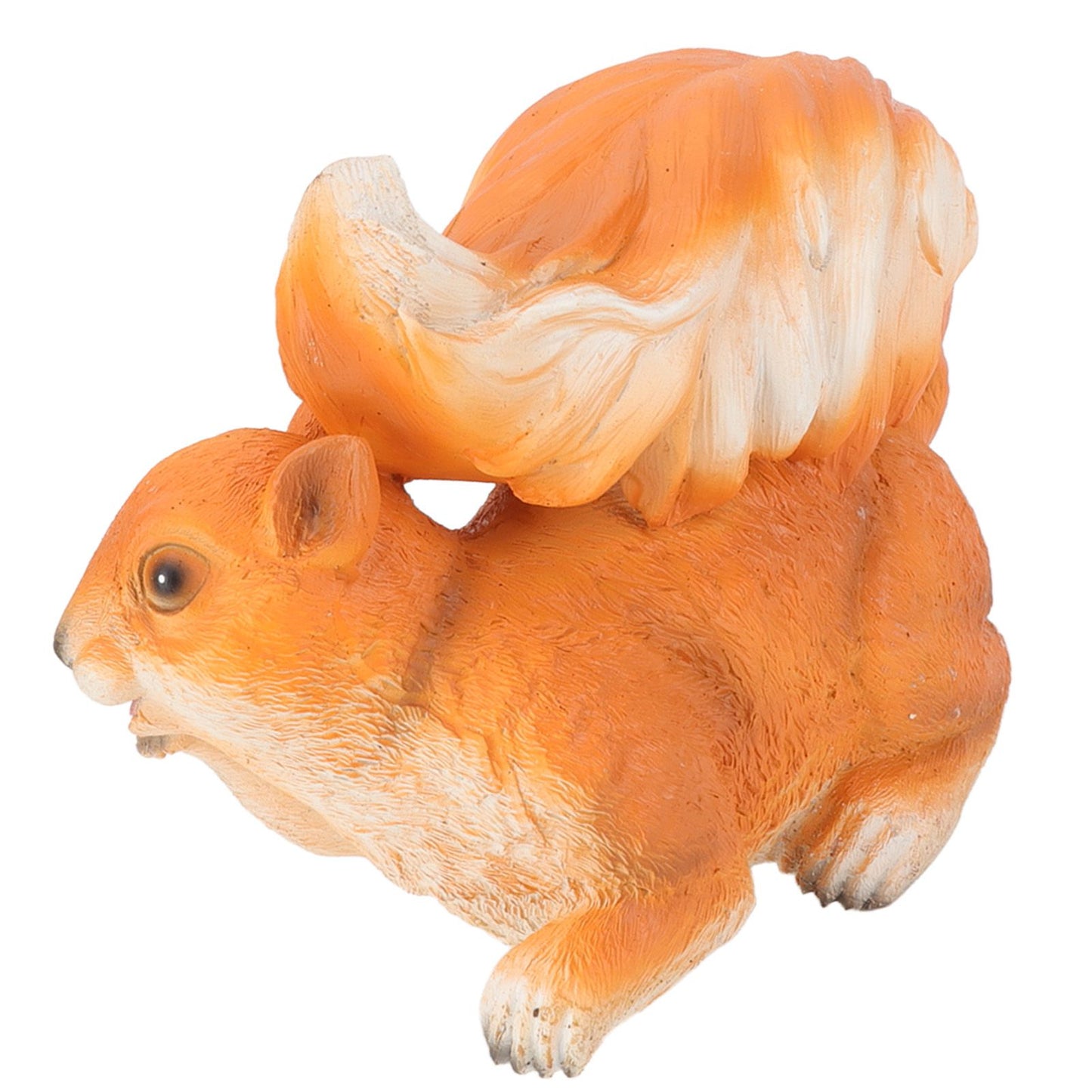 Resin Squirrel Figurine Statue Garden Landscape Decoration Animals Ornaments for Scenic Spots Courtyards Climbing Trees Red Brown Squirrel