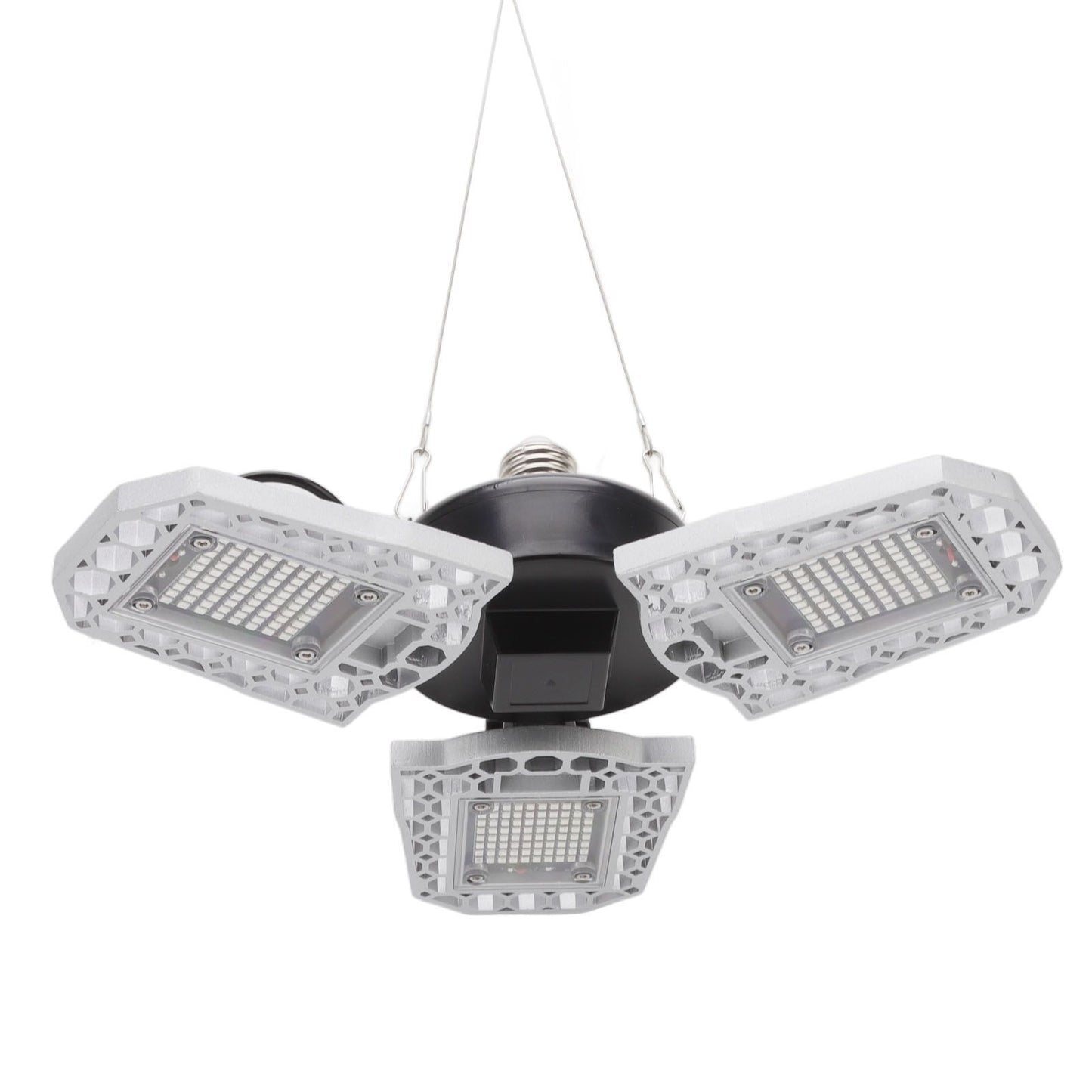Plant Grow Light 220V 3 Heads Foldable E27 240 LEDs Red Blue Spectrum Waterproof Plant Growing Lamps for Indoor