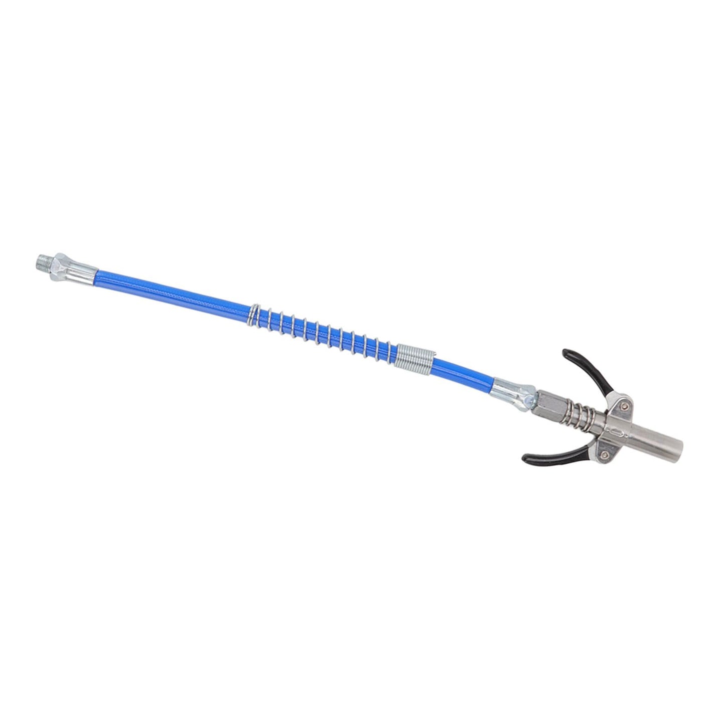 Grease Tool Coupler Electric Manual High Pressure Oil Nozzle Double Locking Clamp Grease Nozzle with 30.5cm Hose Male Thread G1/8 Type B 9x7x1.6cm/3.5x2.8x0.6in
