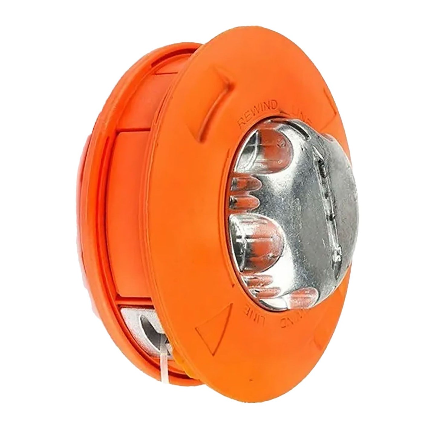 Lawn Mower Trimmer Head Dismantle Free Plastic Aluminum Trimming Head for Garden Mowing Machine Orange