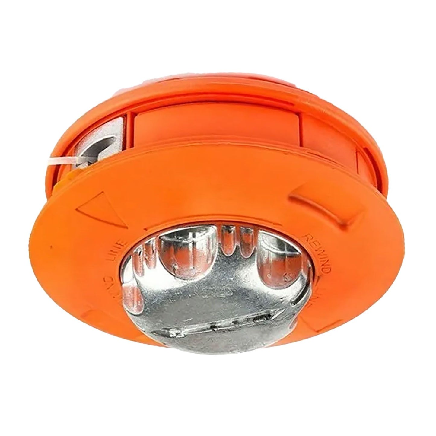 Lawn Mower Trimmer Head Dismantle Free Plastic Aluminum Trimming Head for Garden Mowing Machine Orange