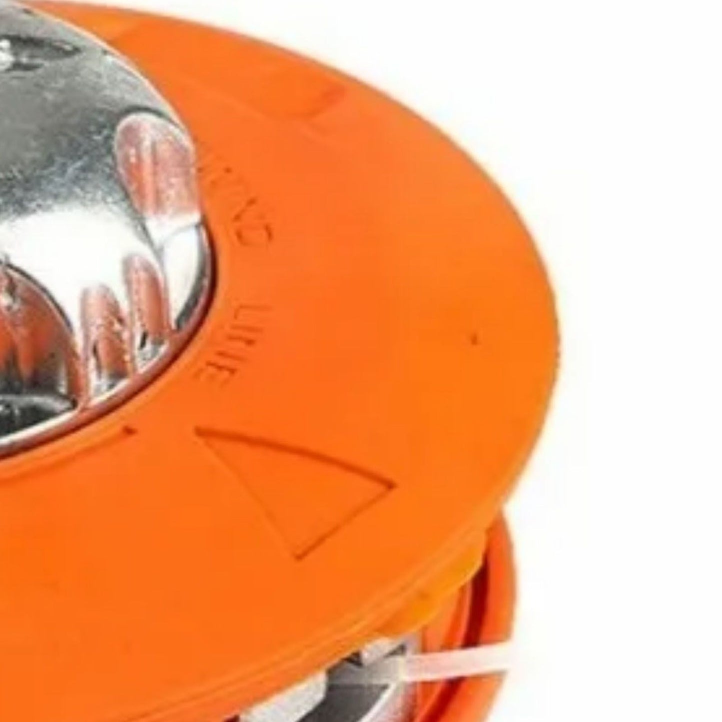 Lawn Mower Trimmer Head Dismantle Free Plastic Aluminum Trimming Head for Garden Mowing Machine Orange