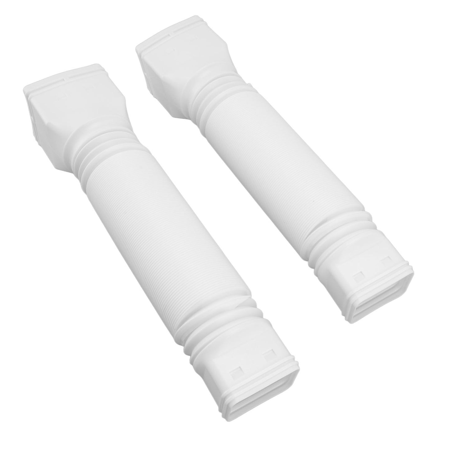 Rain Gutter Downspout Extensions Flexible Universal Drain Downspout Extender Drainage Connector Extendable From 20in to 29in White