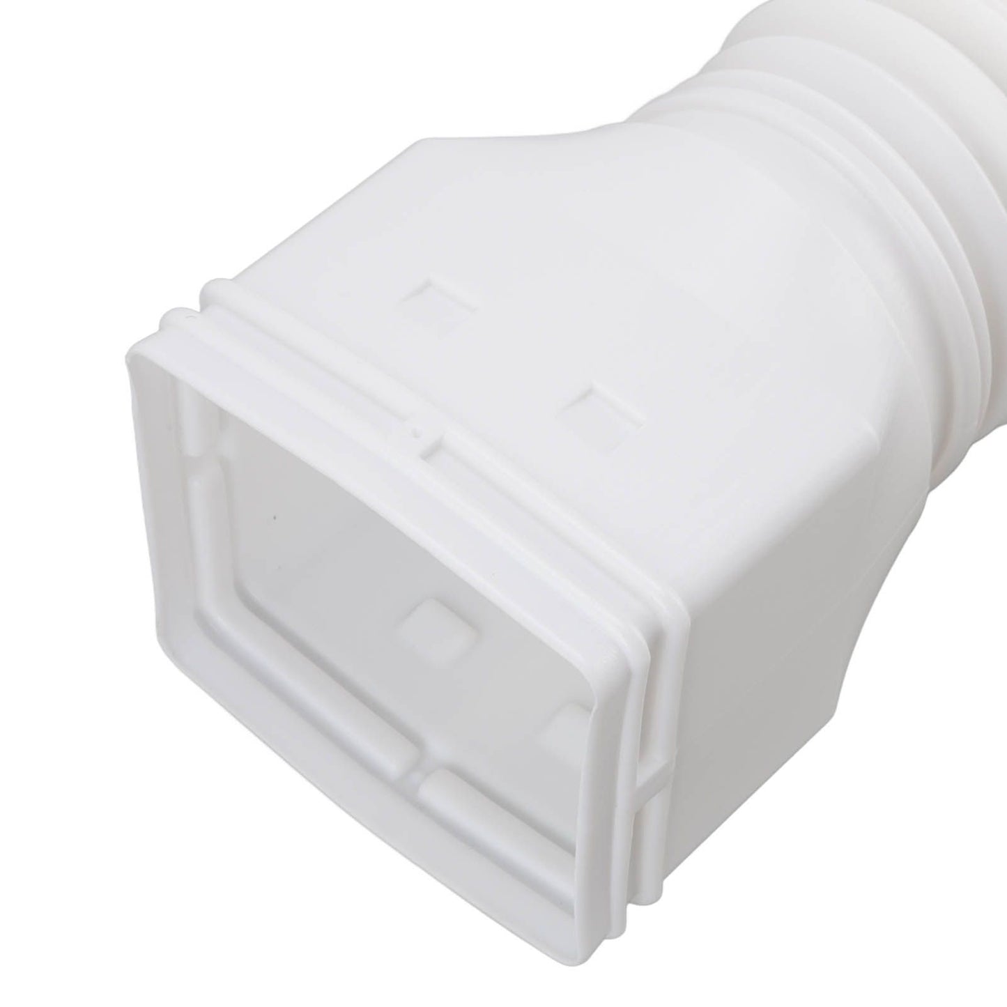 Downspout Extender Retractable Rain Gutter Drainage Pipe Down Spout Drain Extensions White