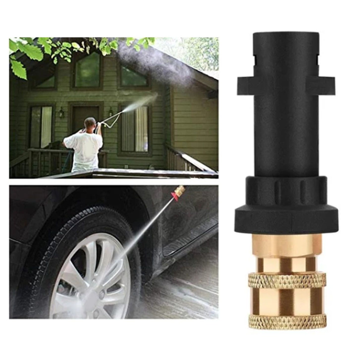 High Pressure Washer Adapter 1/4 Inch High Pressure Washer Connector for K2 K3 K4 K5 K6 K7 Adapter
