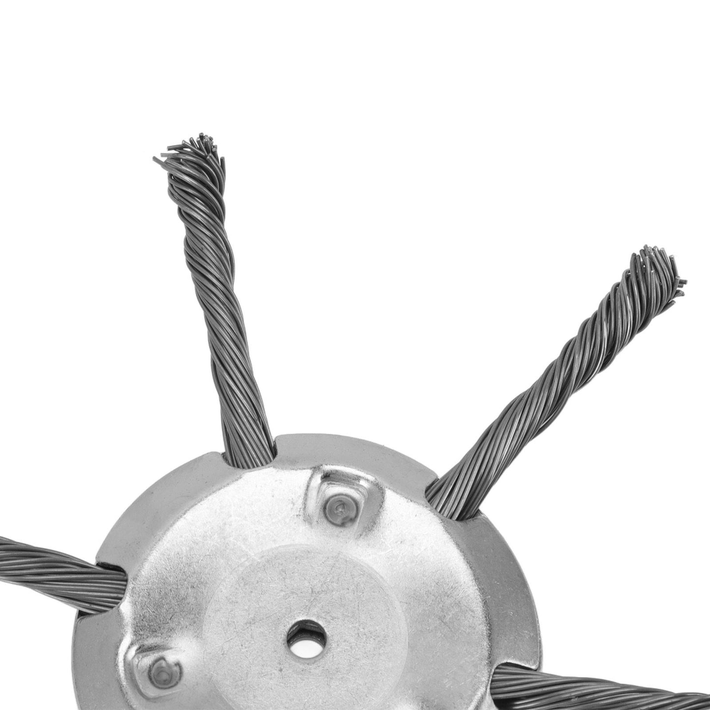 Steel Wire Grass Trimmer Head 6 Head Lawn Mower Trimmer Head Lawnmover Accessory 150mm 6 Blade Inner Hole 5.5mm