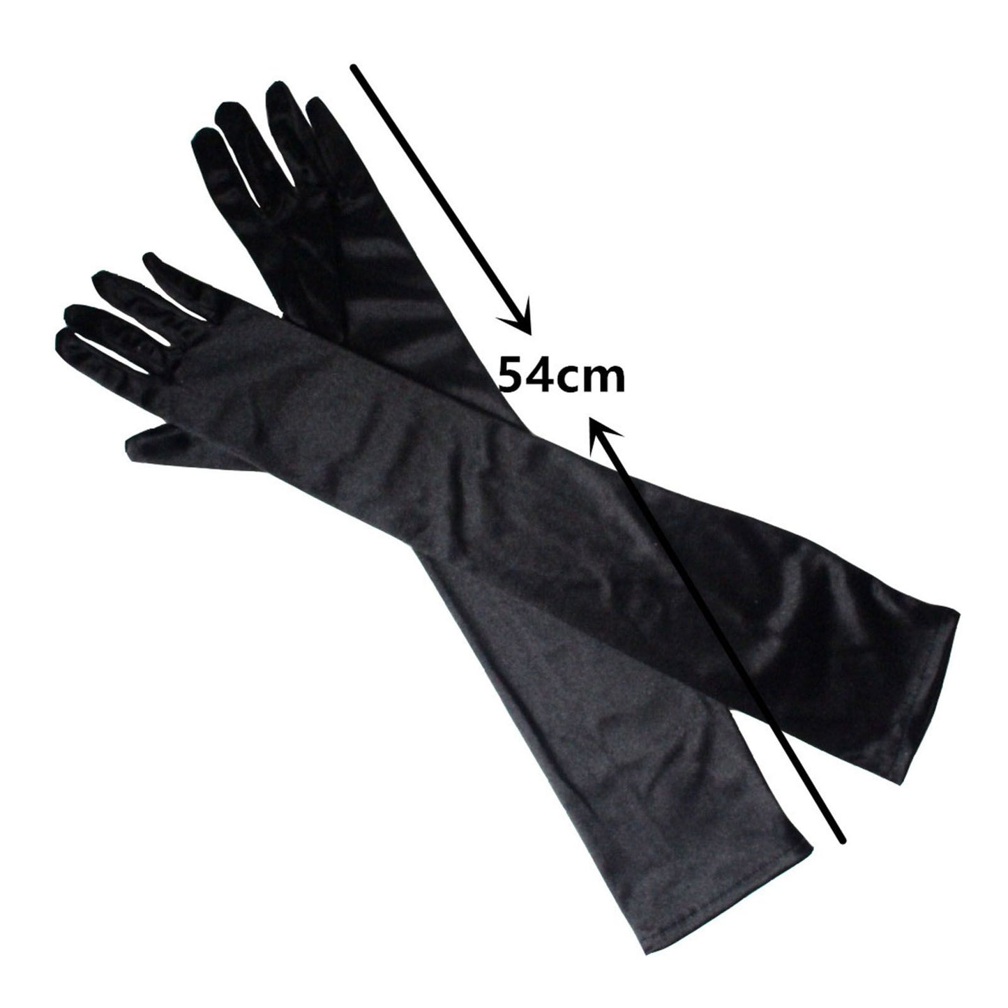 Long Satin Gloves Fashionable Stretch Long Evening Opera Satin Gloves for Wedding Performance Party