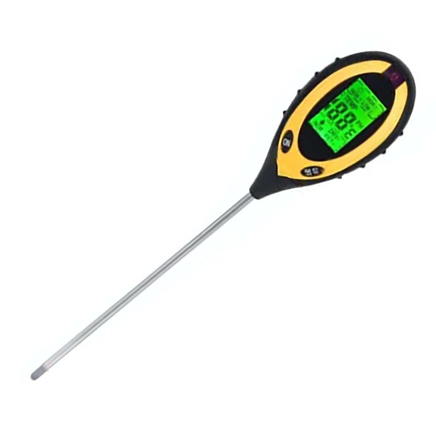 4 In 1 Soil Meter Temperature Sunlight Moisture PH Soil Tester for Family Orchard Agriculture Rice Vegetable Cultivation