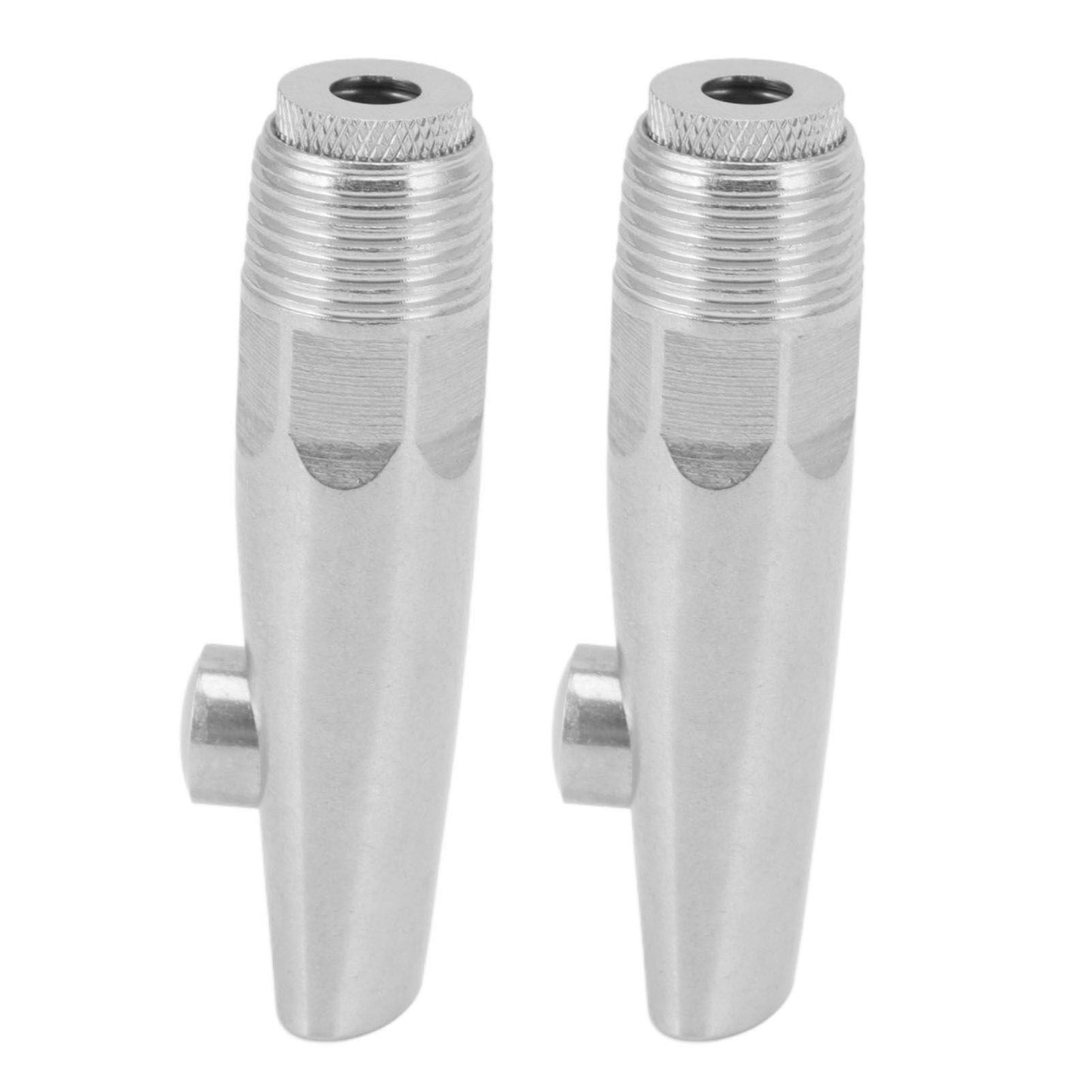 2pcs Pig Water Nipple Even Water Volume Stainless Steel G1/2 External Thread Pig Drinker for Sows Piglets Without Filter