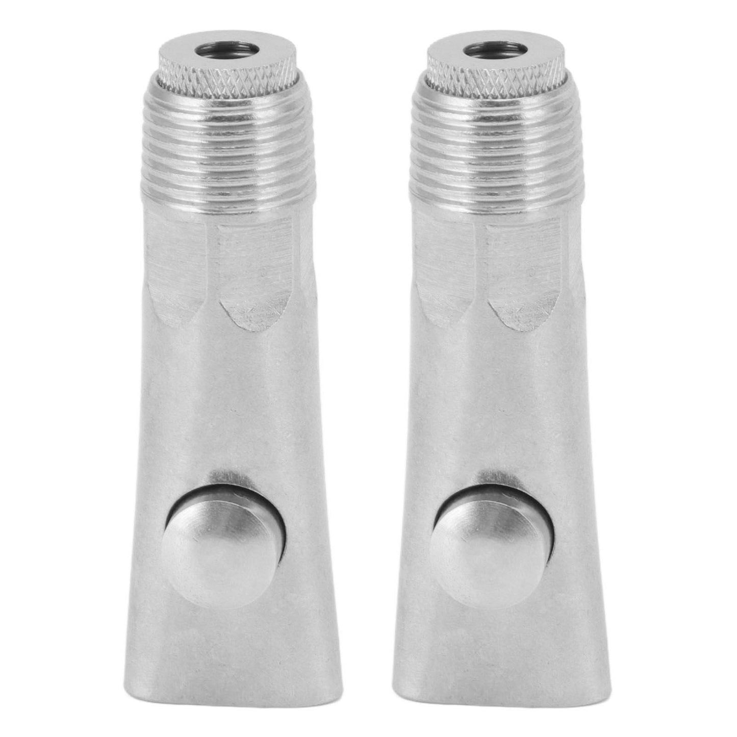2pcs Pig Water Nipple Even Water Volume Stainless Steel G1/2 External Thread Pig Drinker for Sows Piglets Without Filter