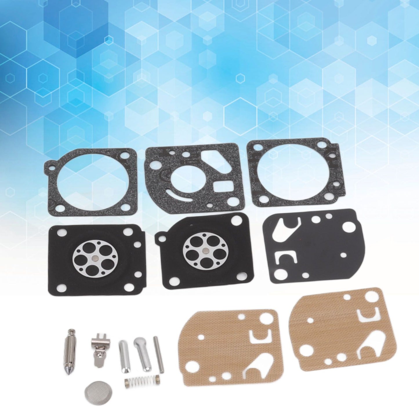 Carburetor Diaphragm and Gasket High Reliability Iron Rubber Carburetor Repair Kit for Zama Rb 29 Replacement