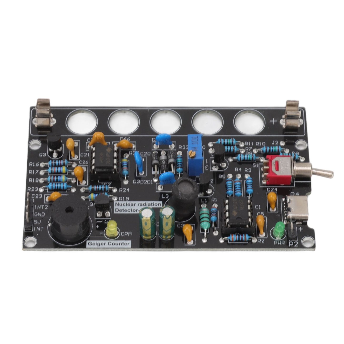 Geiger Counters Kit V0.8 Assembled DIY Tube for Nuclear Radiation Detector Accessories 380V‑550V