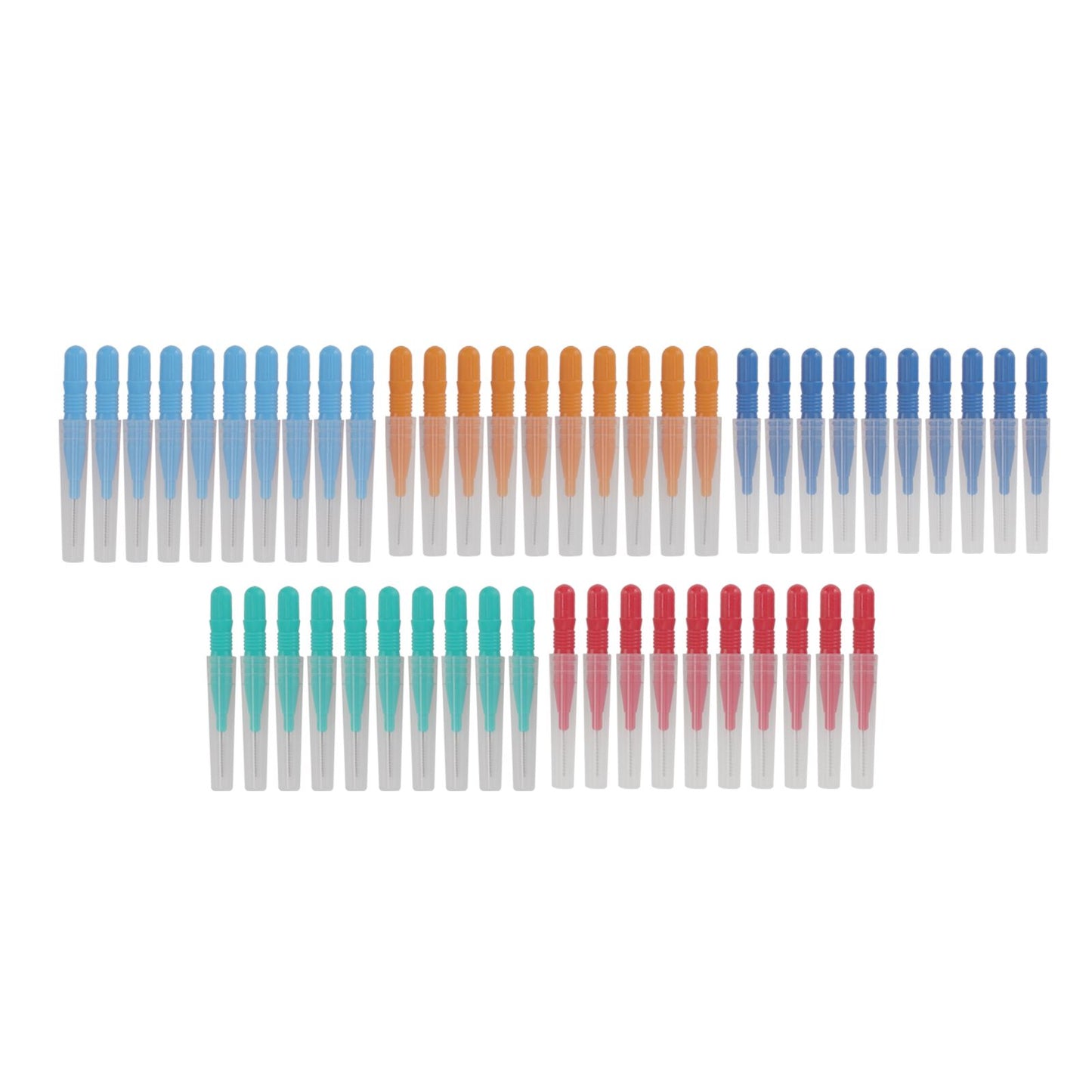 50 Pcs Tooth Interdental Brush for Oral Dental Health Teeth Cleaning Toothpick Cleaners