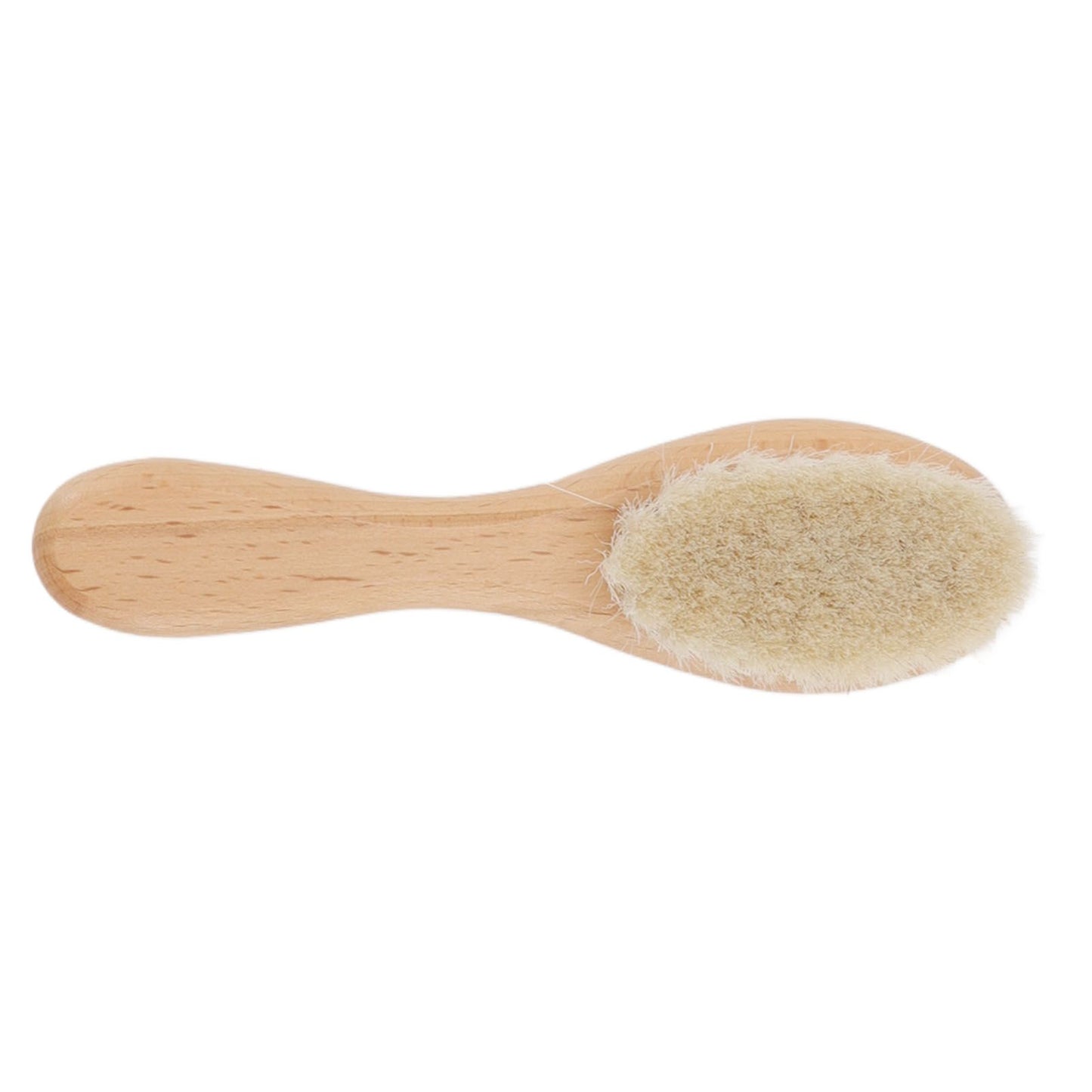 Baby Hair Wool Brush Soft Bristles Styling Beard Brush Baby Bathing Cleaning Nursing Wooden Comb Brush