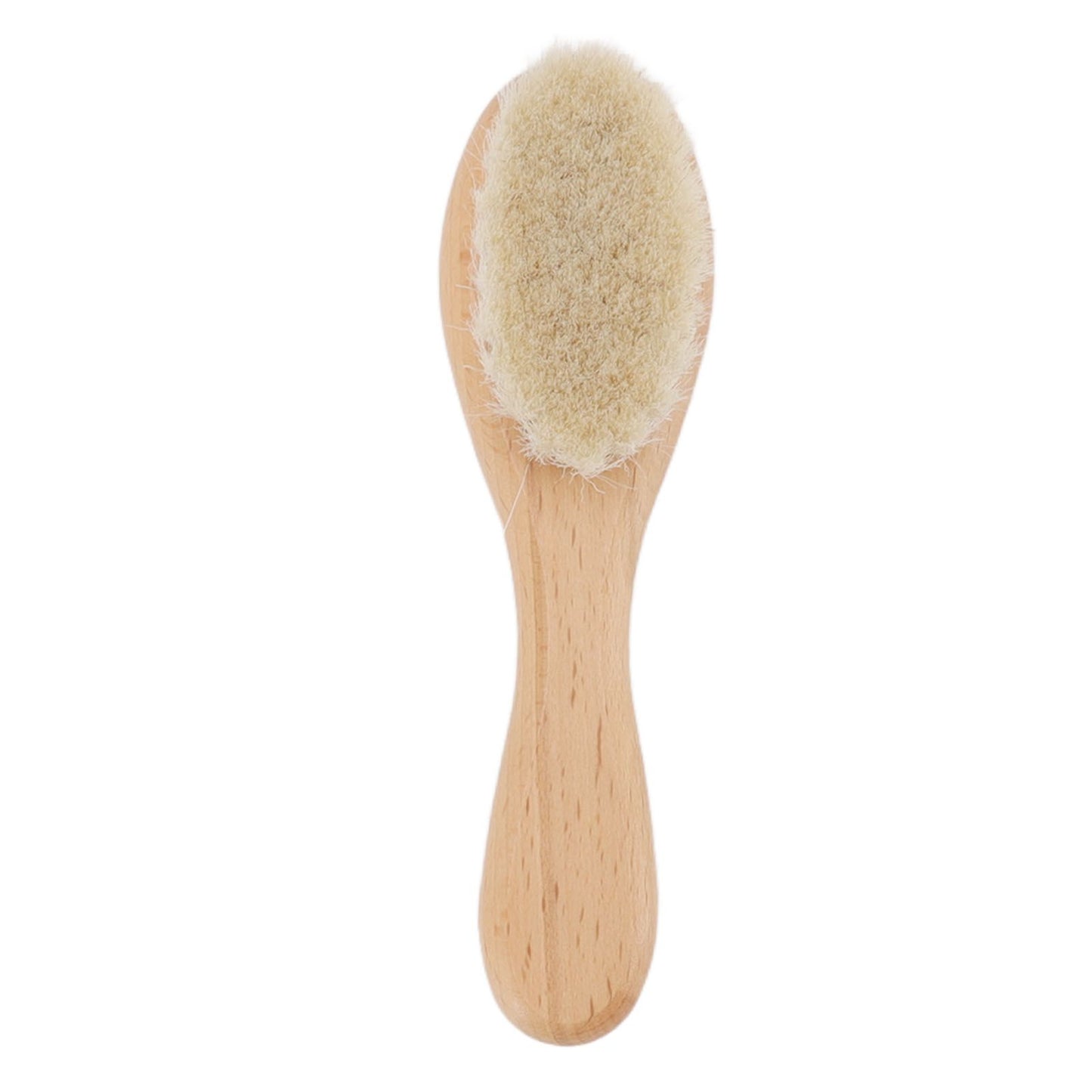 Baby Hair Wool Brush Soft Bristles Styling Beard Brush Baby Bathing Cleaning Nursing Wooden Comb Brush