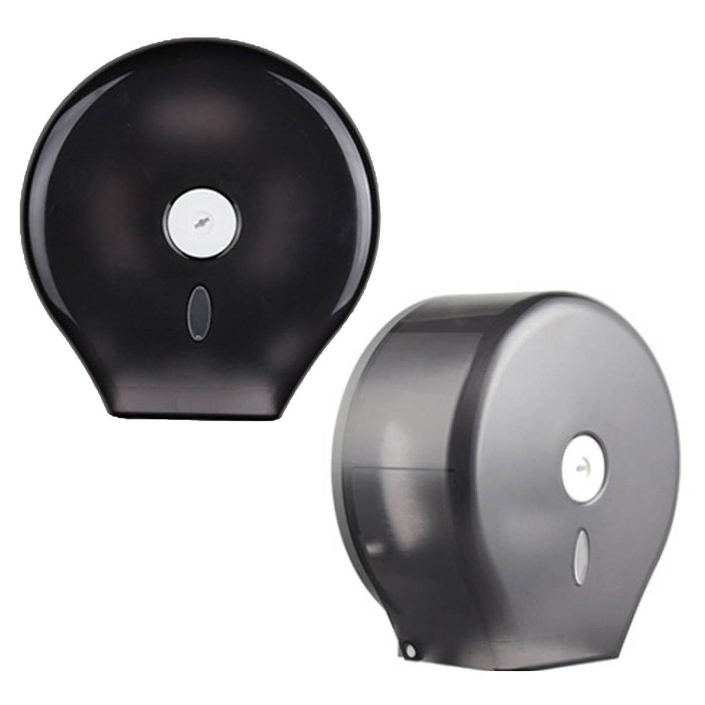 Paper Towel Dispenser Punch Free Wall Mounted Paper Towel Holder with Lock Design for Commercial Home Translucent Black