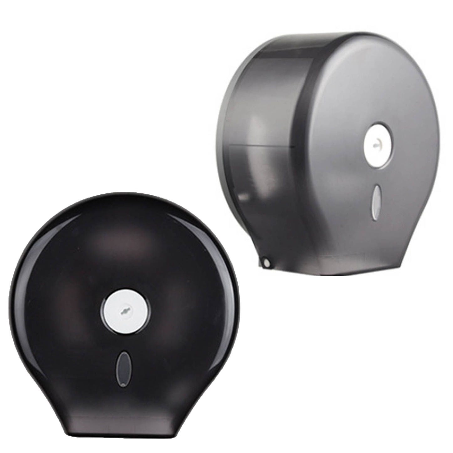 Paper Towel Dispenser Punch Free Wall Mounted Paper Towel Holder with Lock Design for Commercial Home Translucent Black