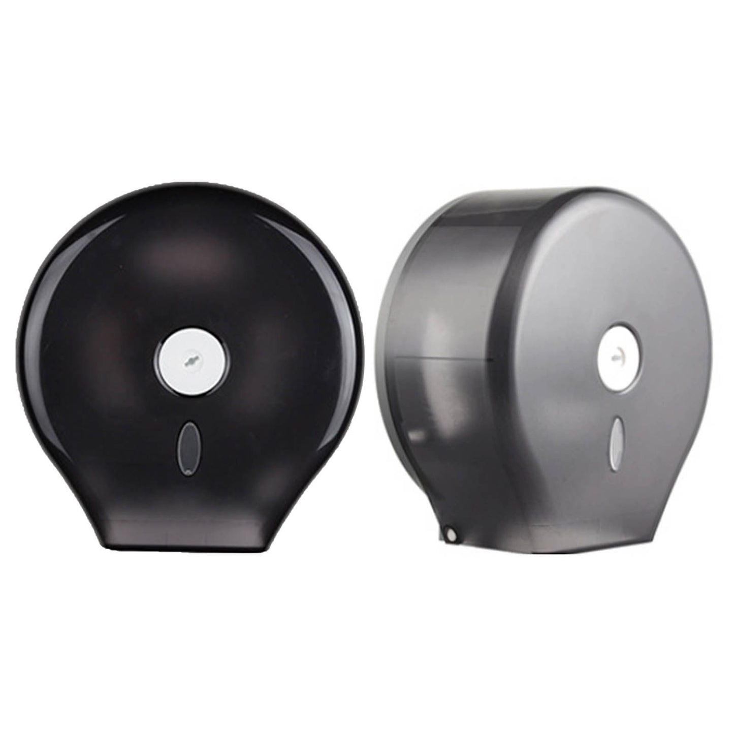 Paper Towel Dispenser Punch Free Wall Mounted Paper Towel Holder with Lock Design for Commercial Home Translucent Black