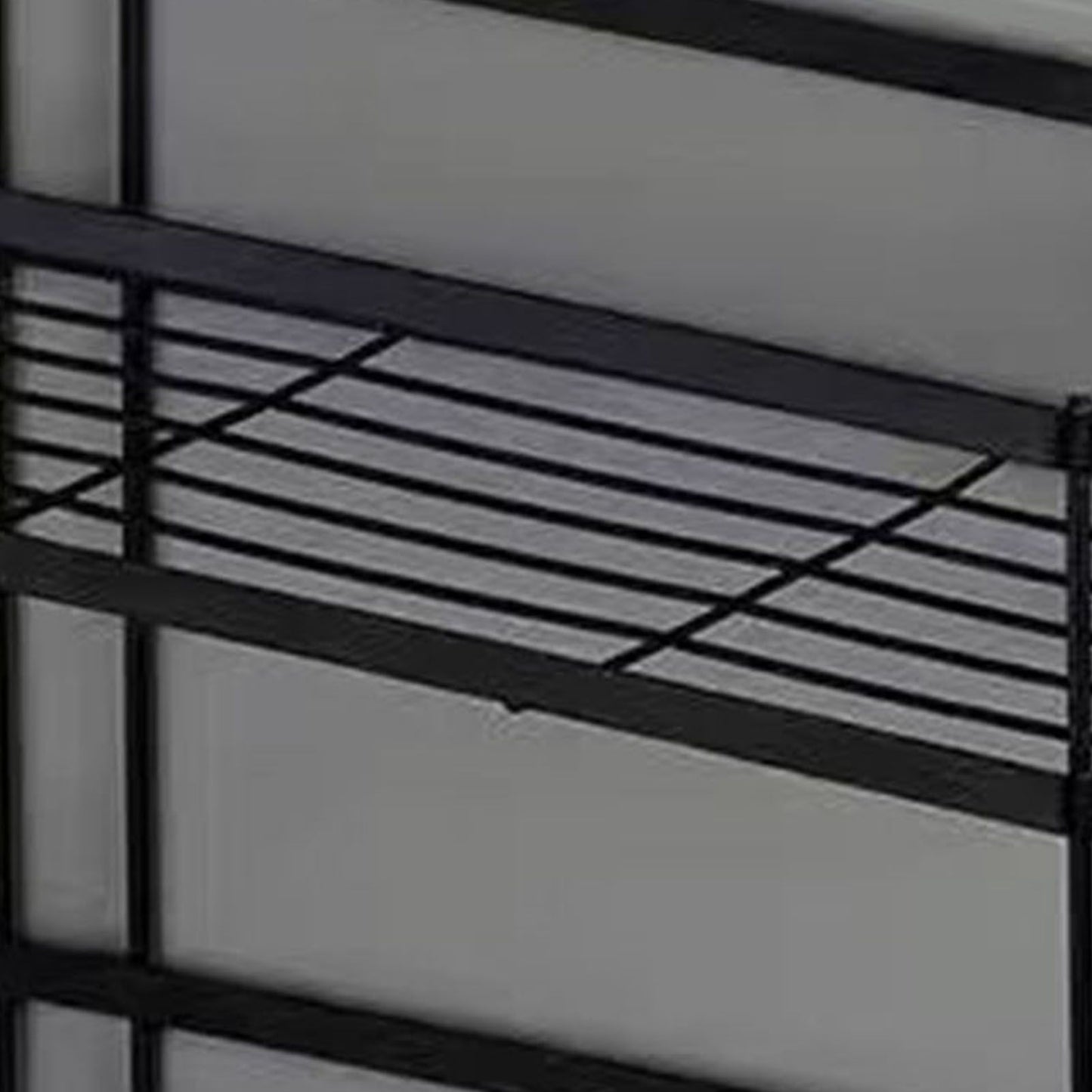 Toilet Shelf Thickening Waterproof Large Capacity Nail Free Installation Iron Over Toilet Bathroom Organizer Single Layer Black
