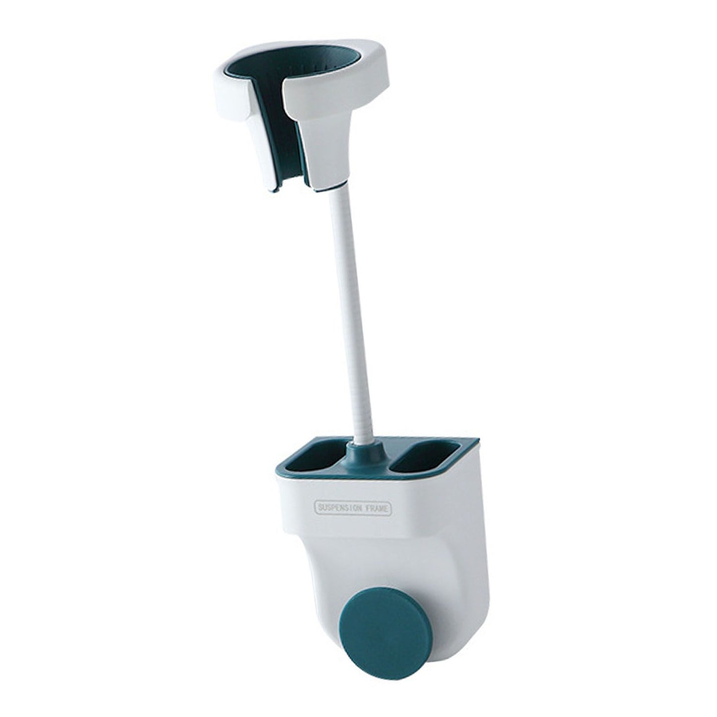 Hair Dryer Holder Wall Mount Punch Free Bracket Support Stand for Bathroom Home Hotel Blue