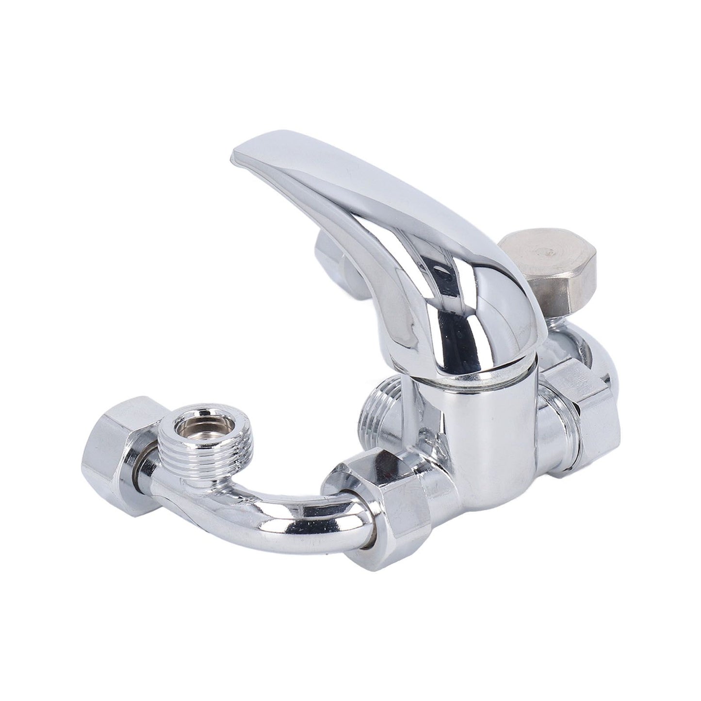 Copper Electric Water Heater Mixing Valve Surface Mounted U Bend Cold Hot Switch Shower Tap Water Inlet Universal Parts G1/2in