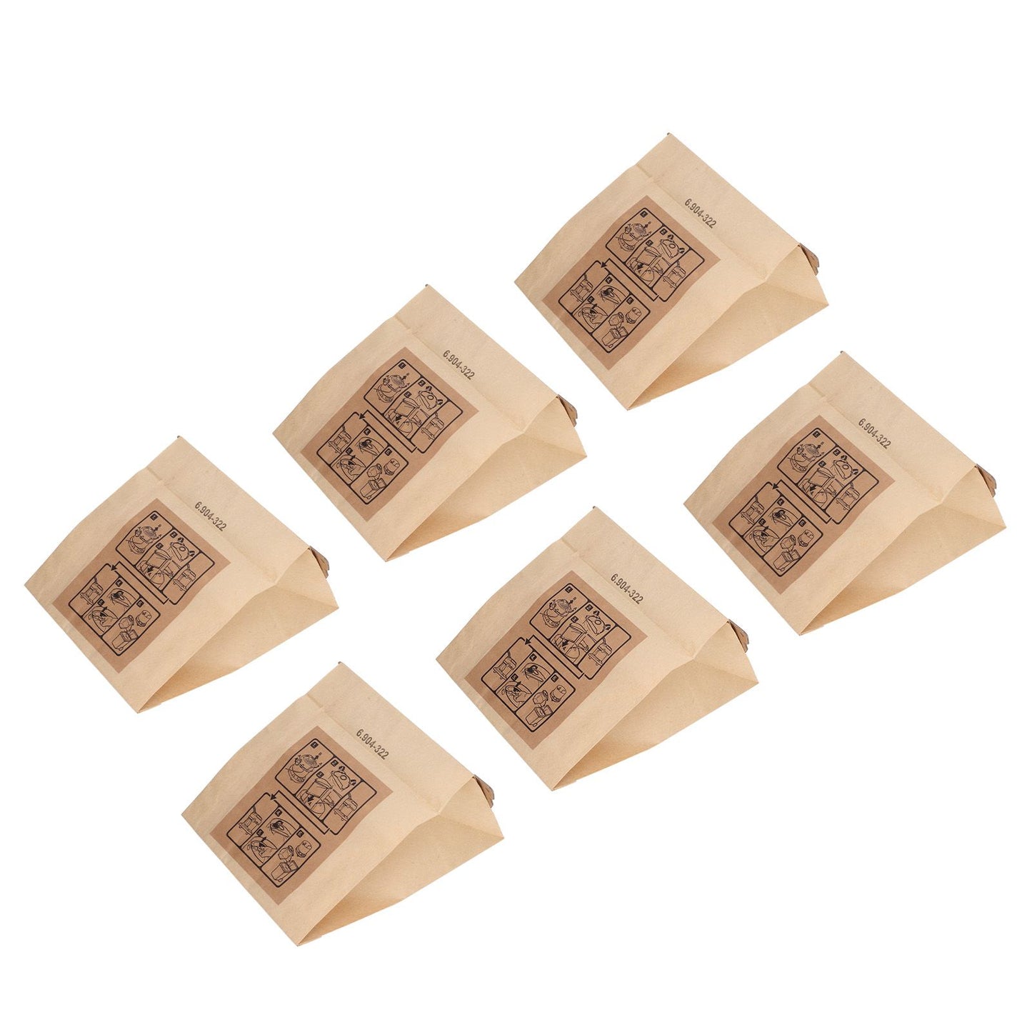 Vacuum Cleaner Paper Garbage Dust Bag for Karcher WD2250 A2004 A2054 MV2 Vacuum Cleaner