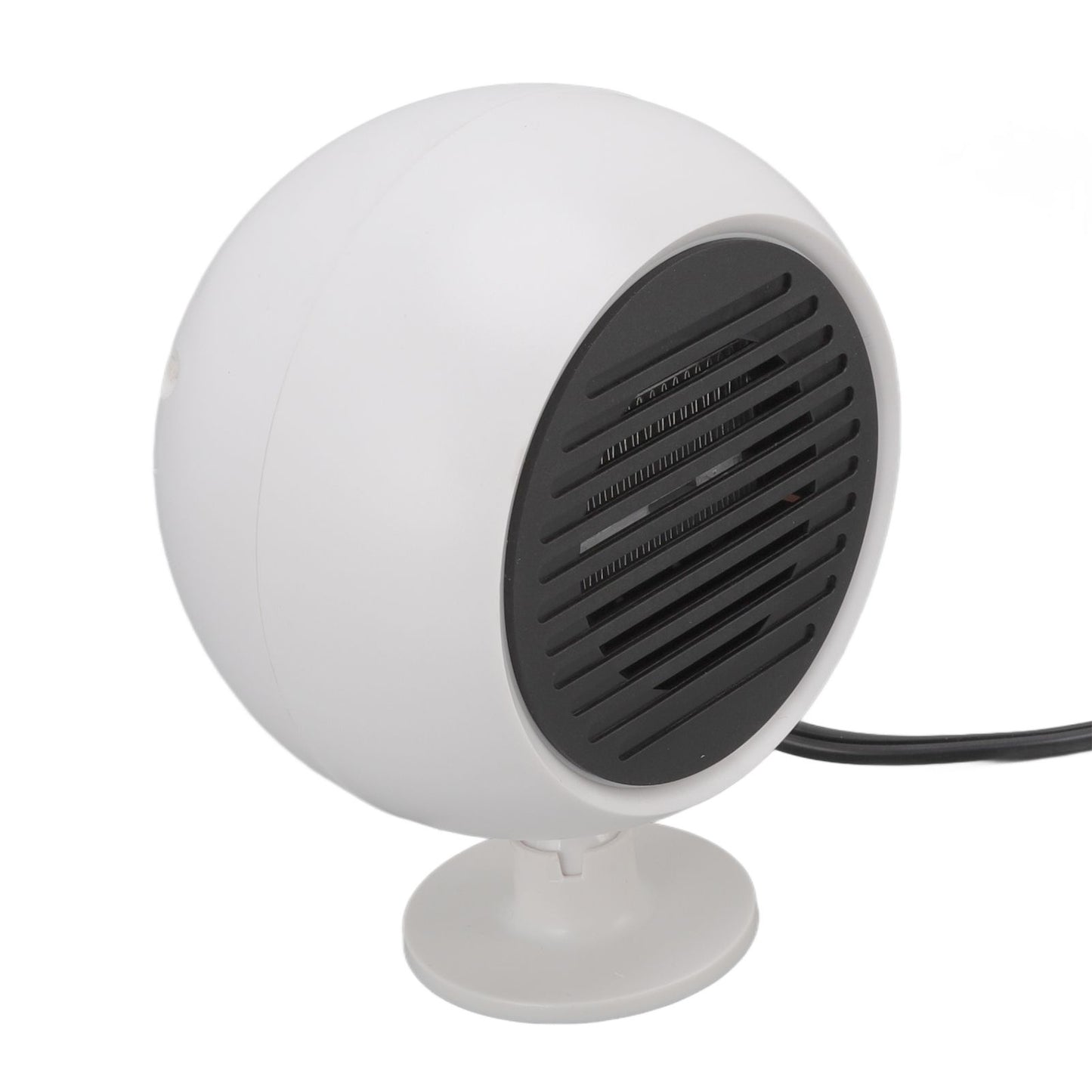 Car Heater Constant Temperature Low Noise Wide Angle 360° Adjustable Car Heater Fan White 12V