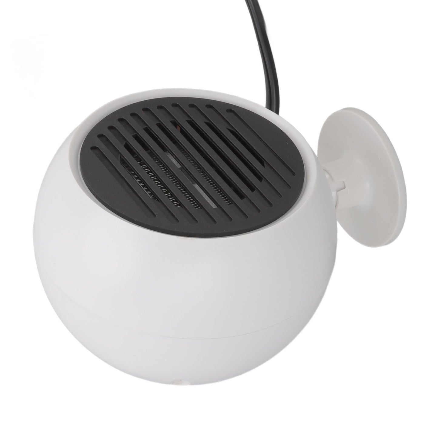 Car Heater Constant Temperature Low Noise Wide Angle 360° Adjustable Car Heater Fan White 12V