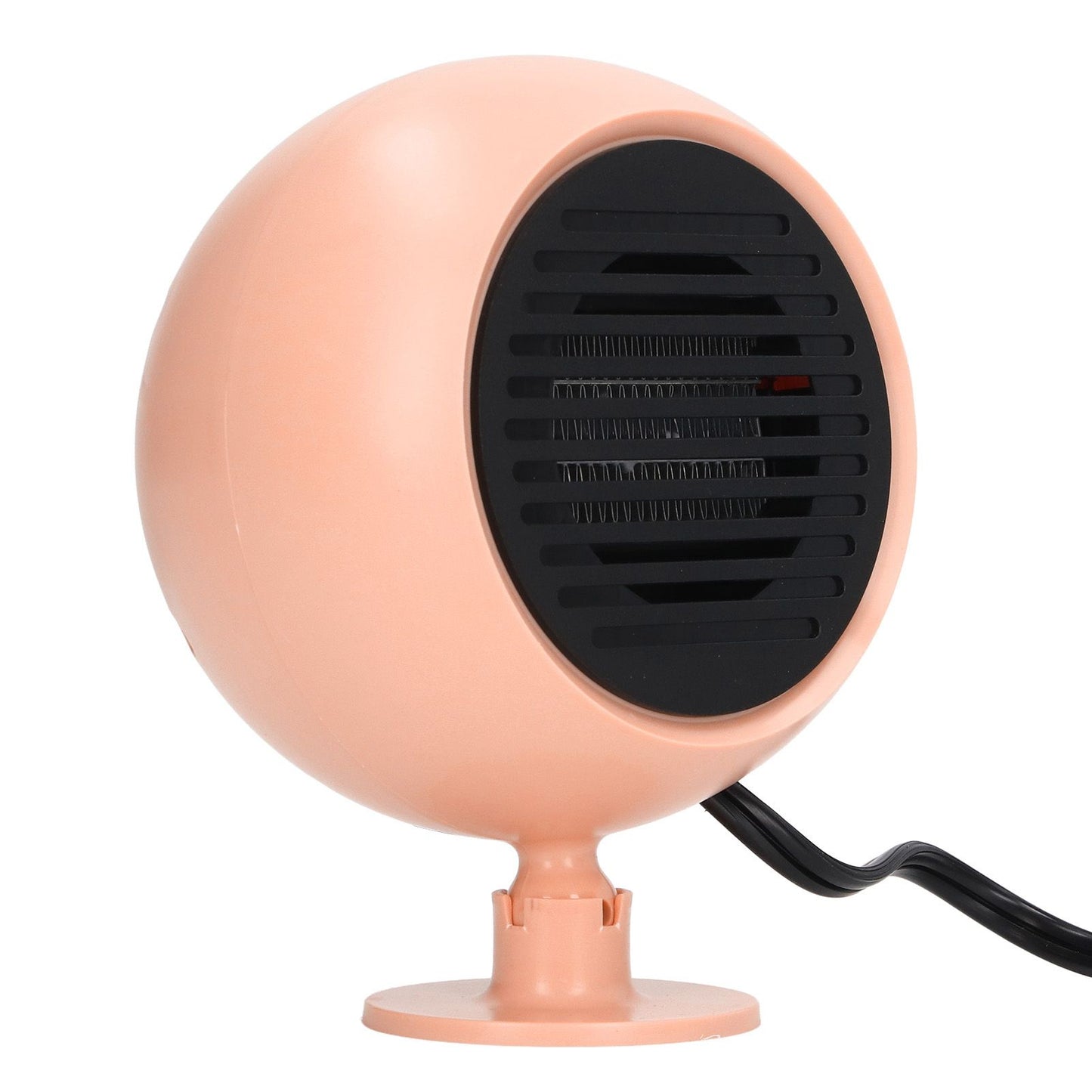 Car Heater Multi Angle Rotation Planetary Car Heater Portable Windshield Defogger Defroster Pink 12V
