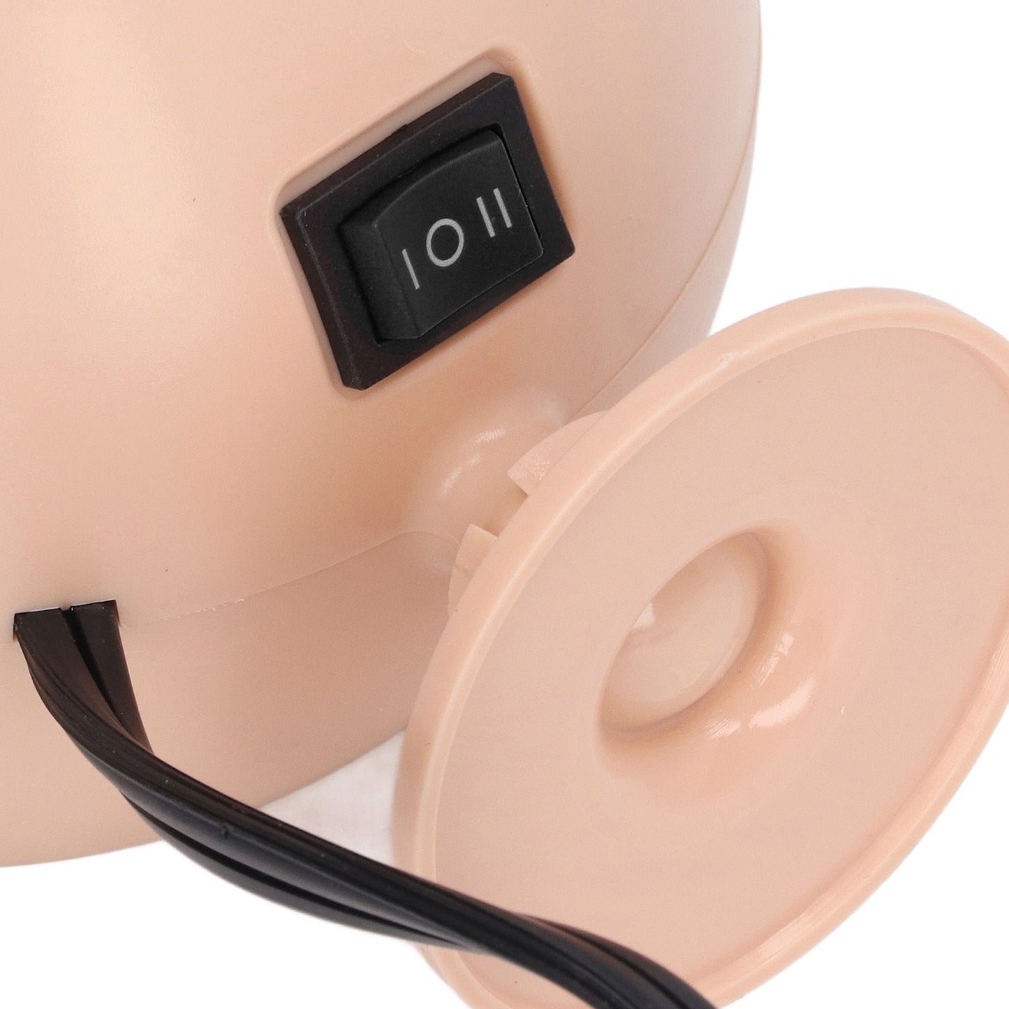 Car Heater Multi Angle Rotation Planetary Car Heater Portable Windshield Defogger Defroster Pink 12V