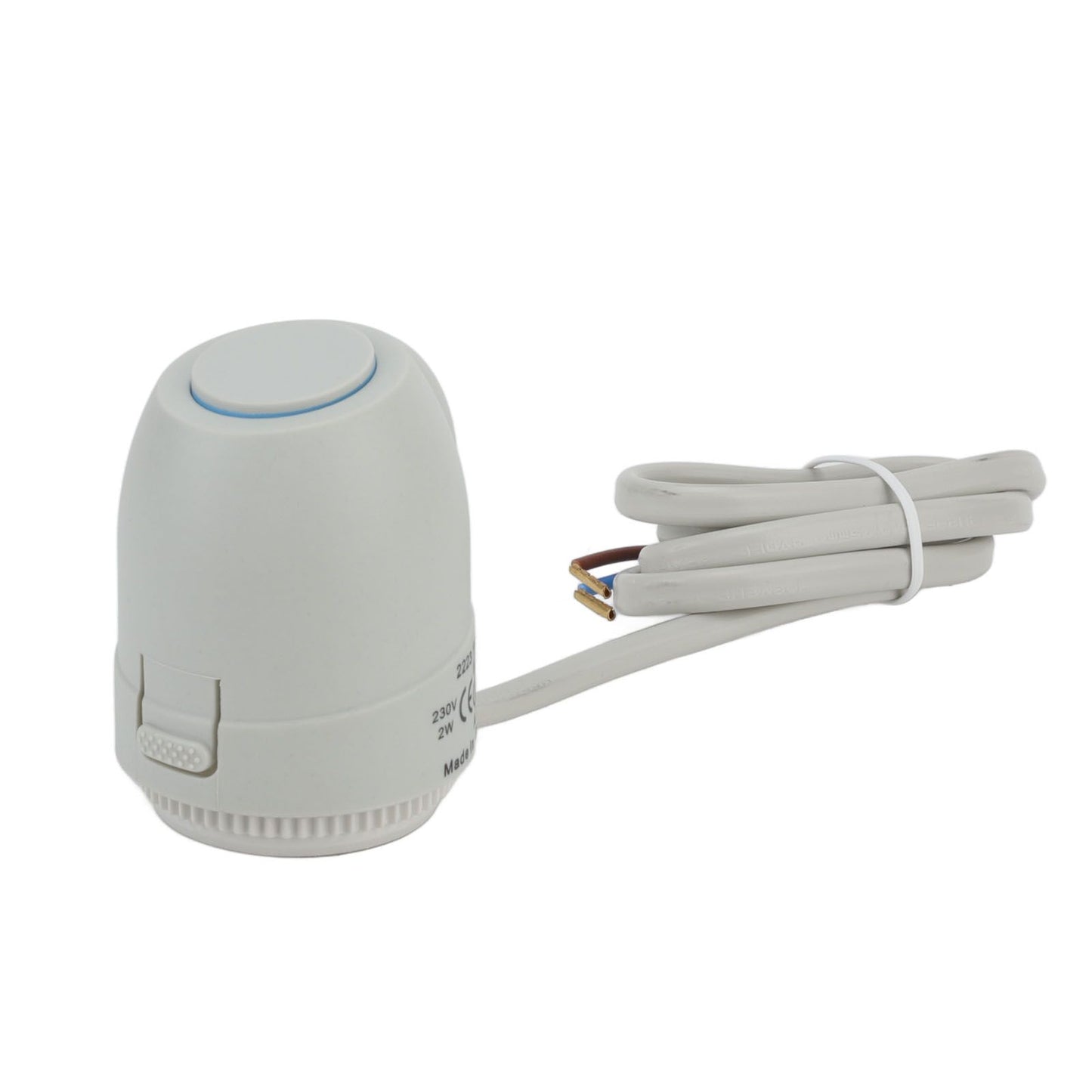 2W Electric Thermal Actuator Manifold Closed IP54 Waterproof Floor Heating Thermostatic Valve for Heating System 230V
