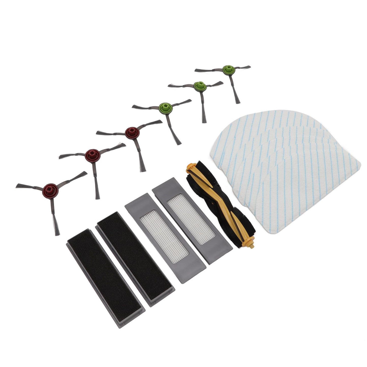 Replacement Accessories Kit for Yeedi Vac 2pro Robot Cleaner Main Side Brush with Filter and Mopping Cloths Set