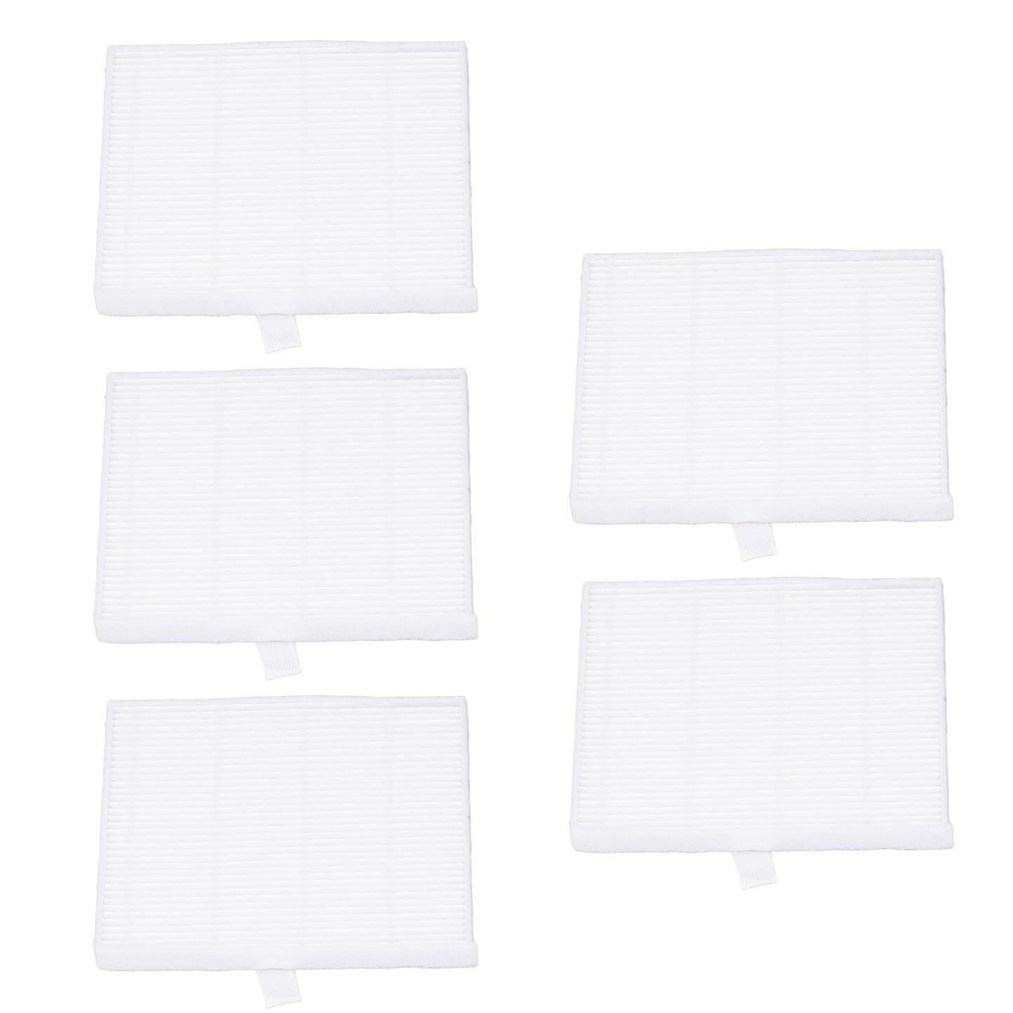 5 PCS Sweeper Replacement Filters for ILIFE A7 V80 V8s Sweeping Robot Filter Accessories