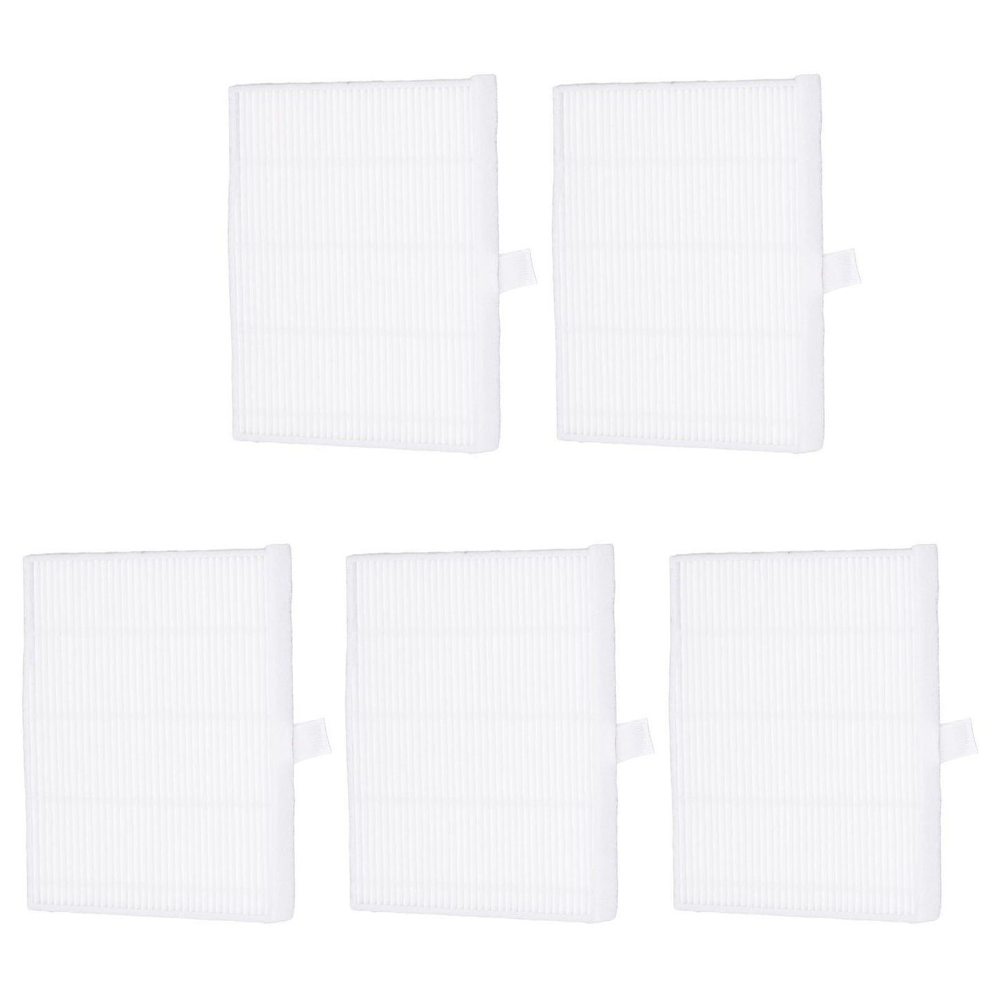 5 PCS Sweeper Replacement Filters for ILIFE A7 V80 V8s Sweeping Robot Filter Accessories