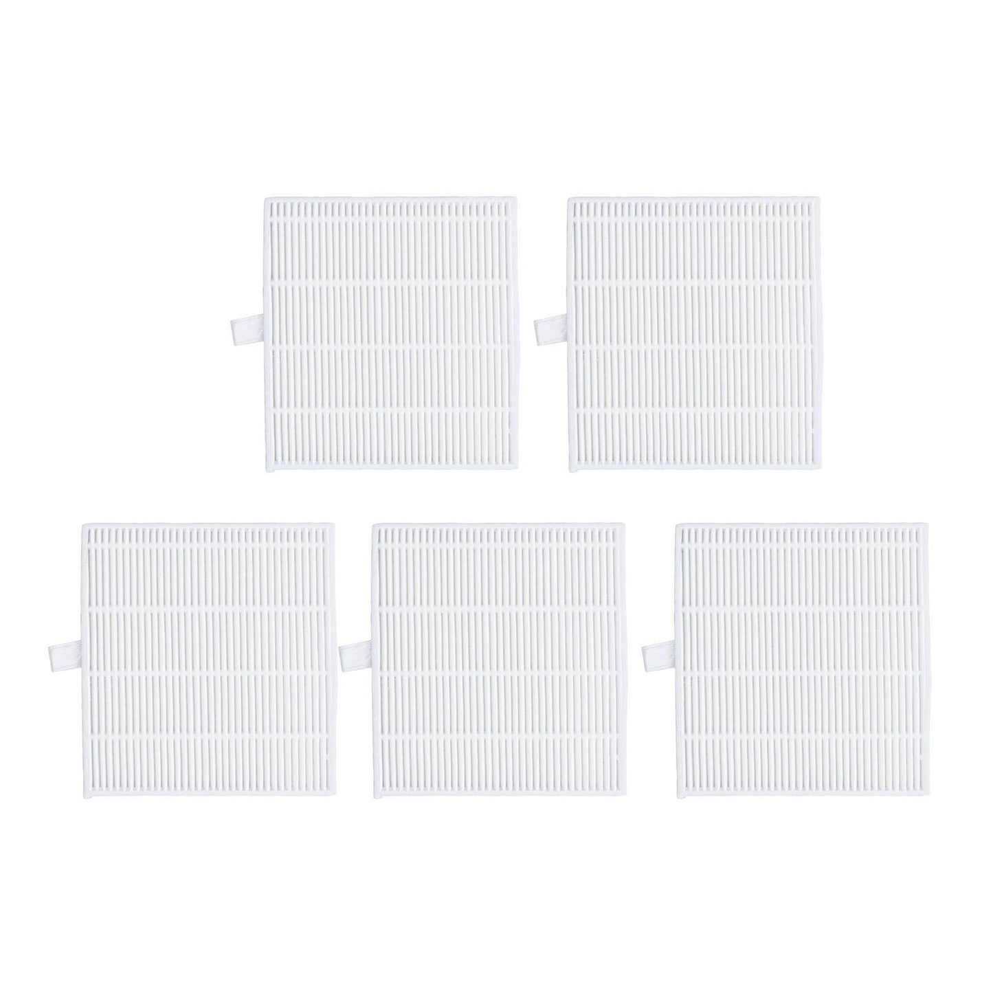5 PCS Sweeper Replacement Filters for ILIFE A7 V80 V8s Sweeping Robot Filter Accessories