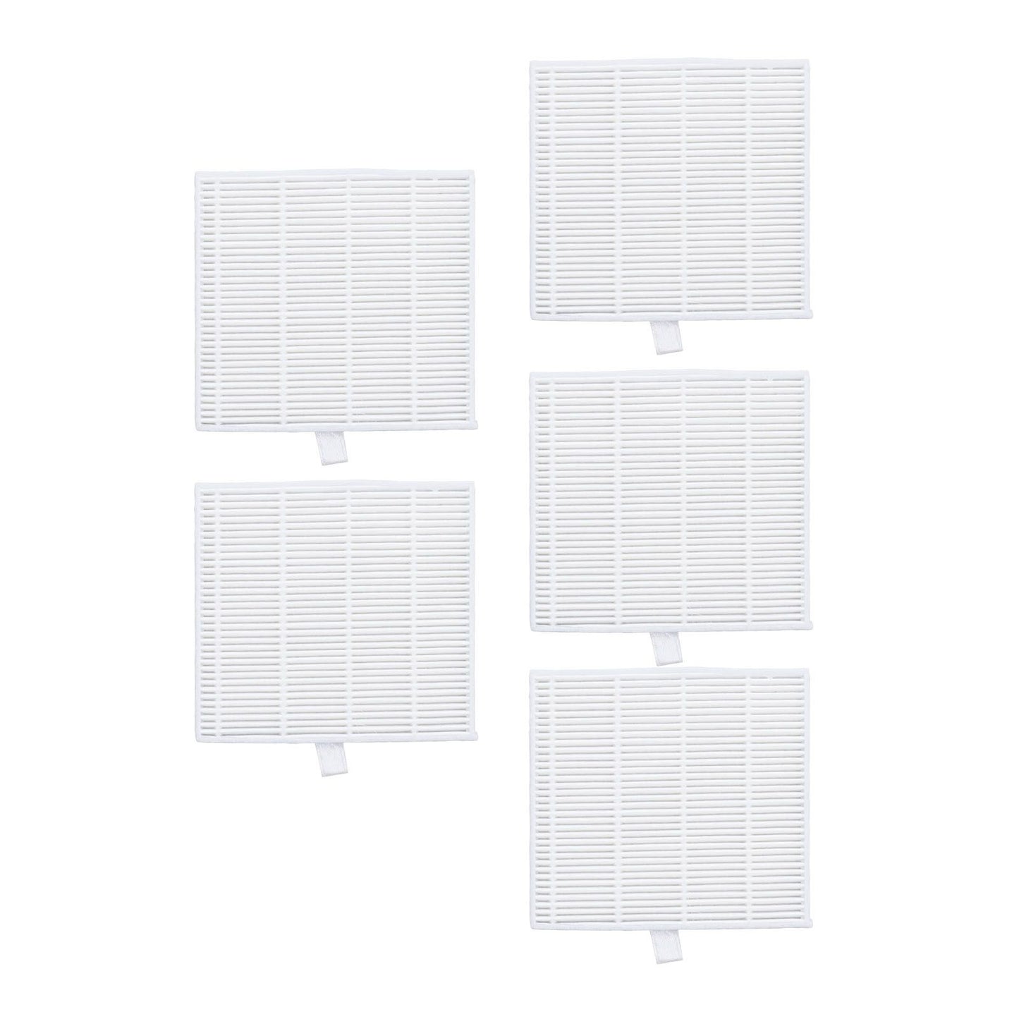 5 PCS Sweeper Replacement Filters for ILIFE A7 V80 V8s Sweeping Robot Filter Accessories