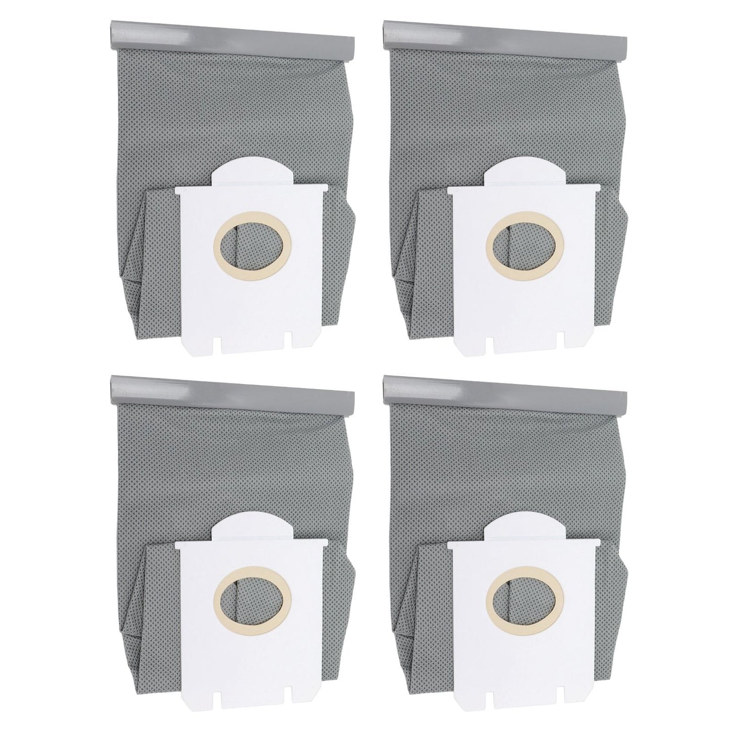4 Pieces Vacuum Cleaner Dust Bags Replacement Non Woven Fabric Dust Collection Bag for Philips FC9071 FC8134 FC8613 FC8614