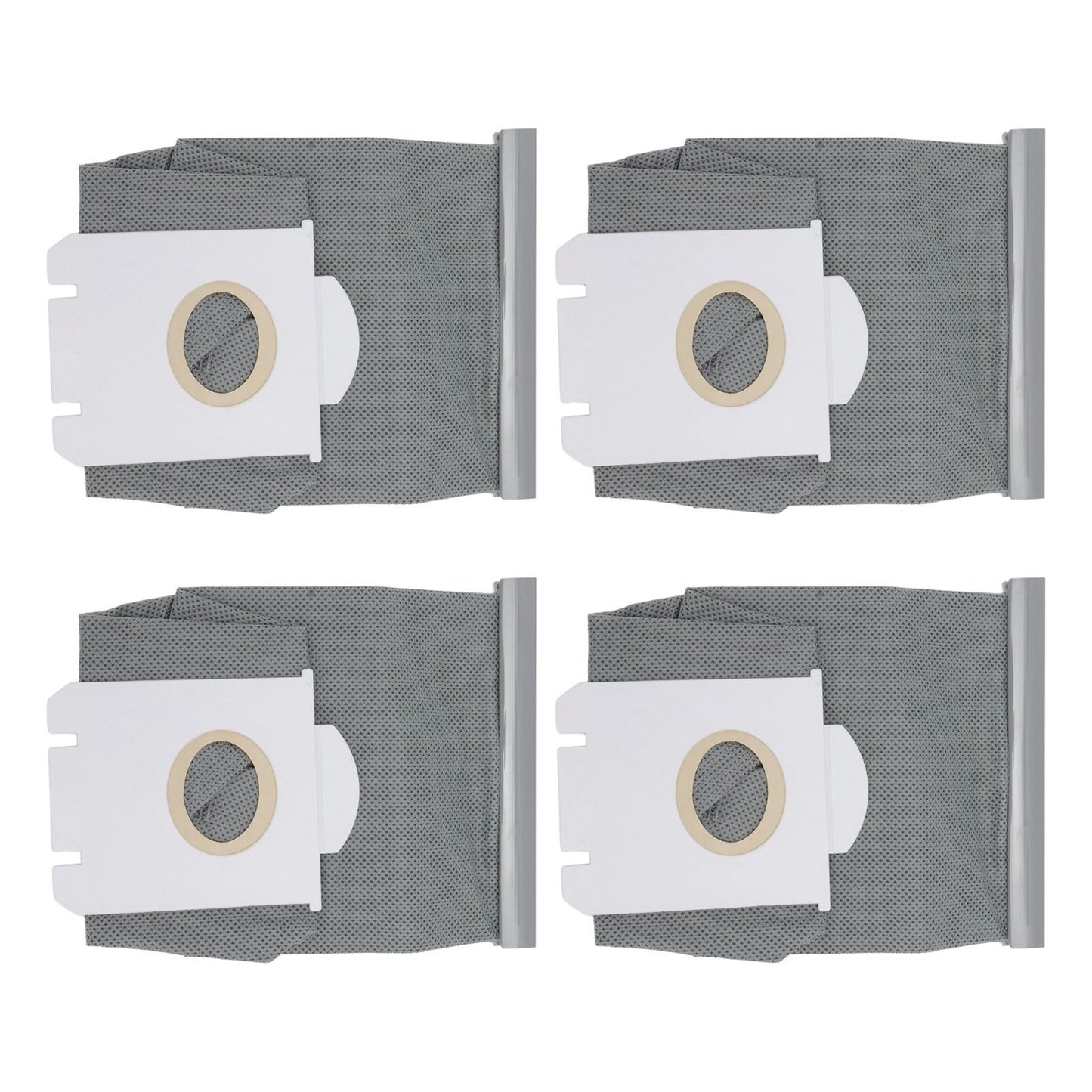 4 Pieces Vacuum Cleaner Dust Bags Replacement Non Woven Fabric Dust Collection Bag for Philips FC9071 FC8134 FC8613 FC8614