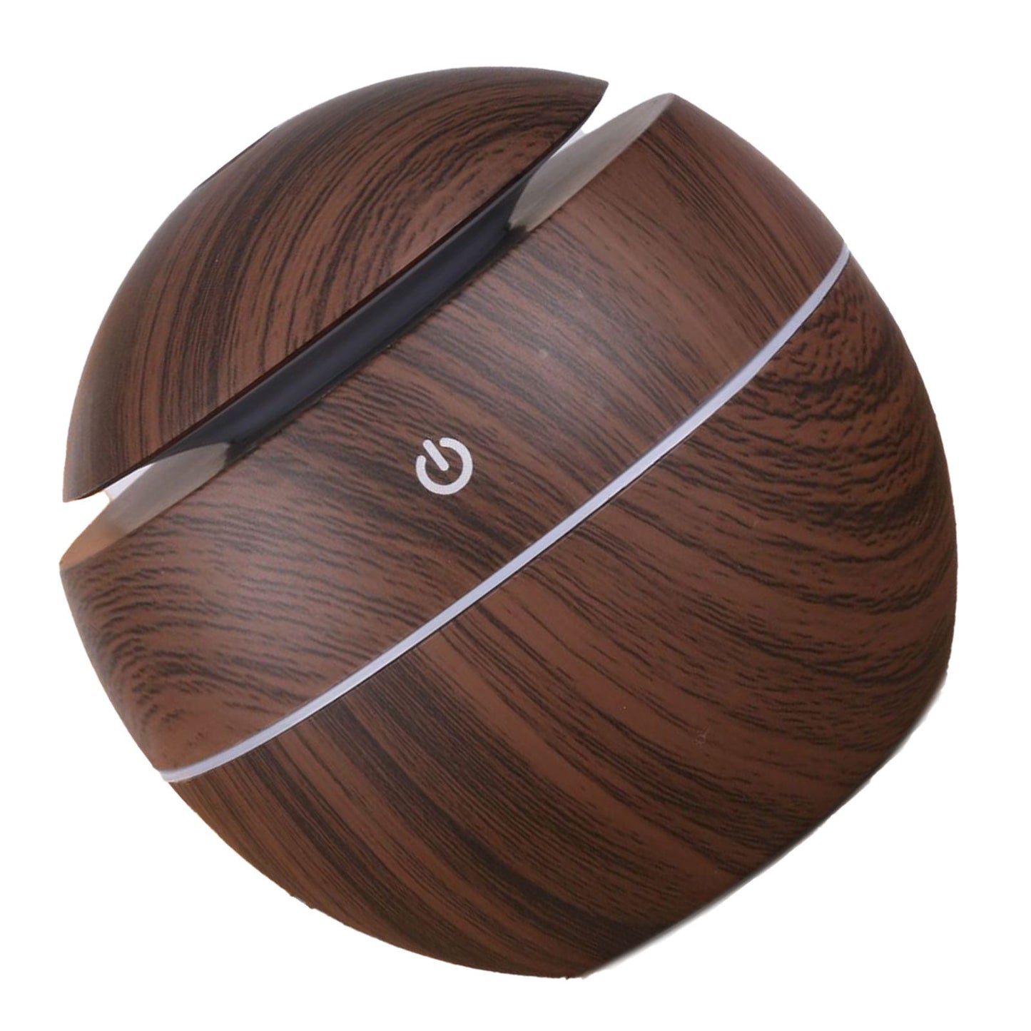 Wood Grain Humidifier Compact Portable 5V 2W USB Humidifier for Bedrooms Living Rooms Office Car