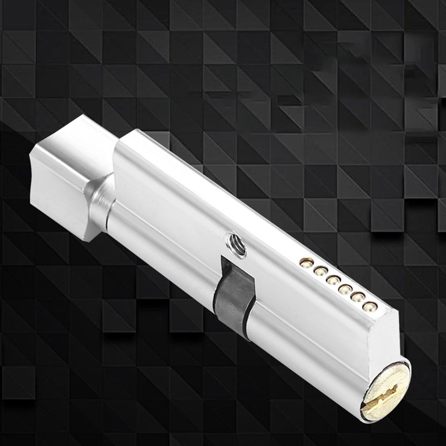 Stainless Steel Handle Door Lock Mechanical Magnetic Security Entry Lever Lock for Bedroom Hotel Balcony