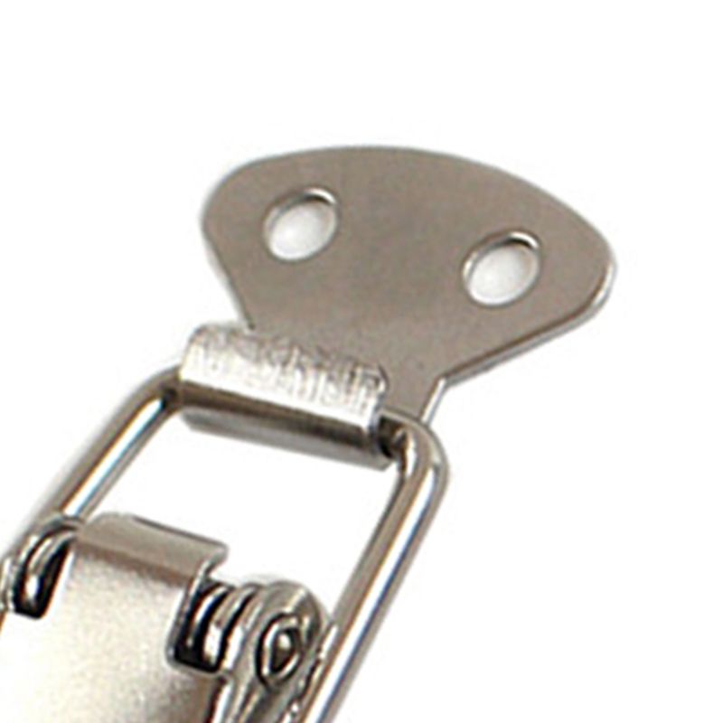 3 PCS L106 Duck Mouth Buckle Toolbox Iron Lock Buckle Heavy Duty Flat Mouth Spring Hasp Suitcase Hardware Parts