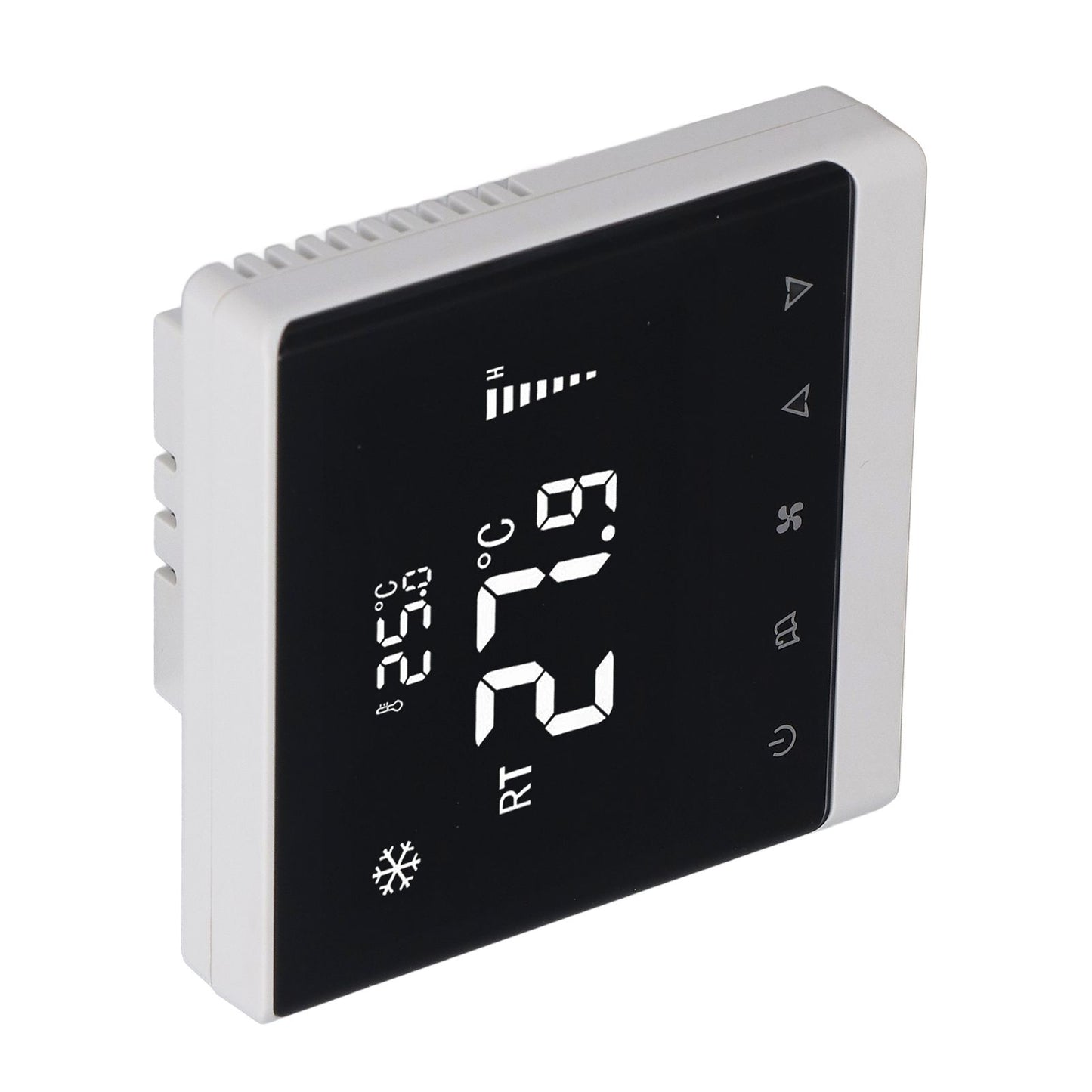 Air Conditioning Fan Thermostat Home Touchscreen Thermostat Panel Temperature Controller DC Brushless 180‑260V