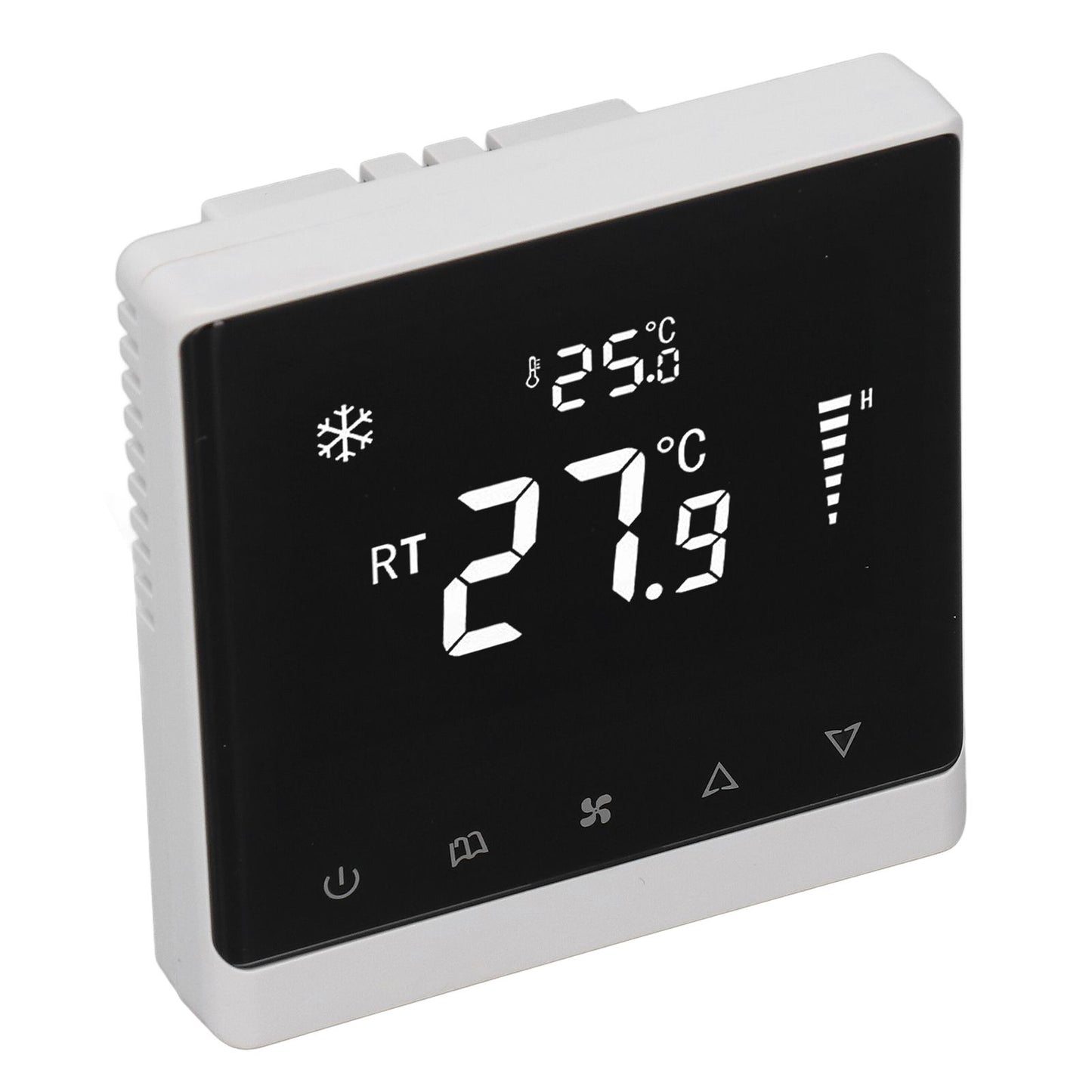 Air Conditioning Fan Thermostat Home Touchscreen Thermostat Panel Temperature Controller DC Brushless 180‑260V