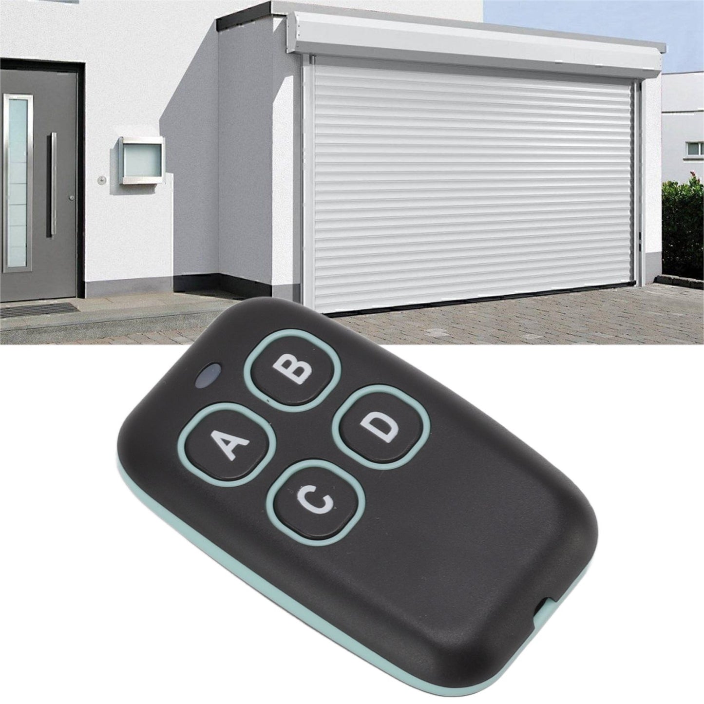 433MHZ Wireless Remote Control Switch 4 Button Garage Door Wireless RF Switch for Home Shopping Mall DC12V