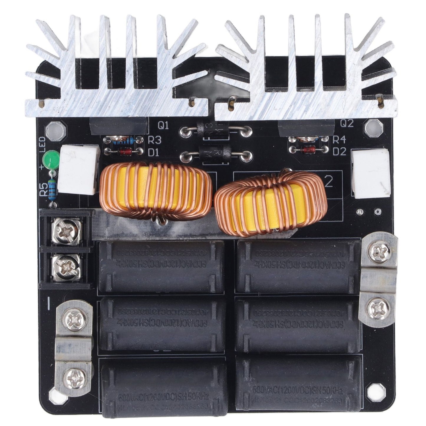 Induction Heating Module 1000W High Frequency Low Voltage ZVS Heater Board with Coil for DIY 12V‑48V