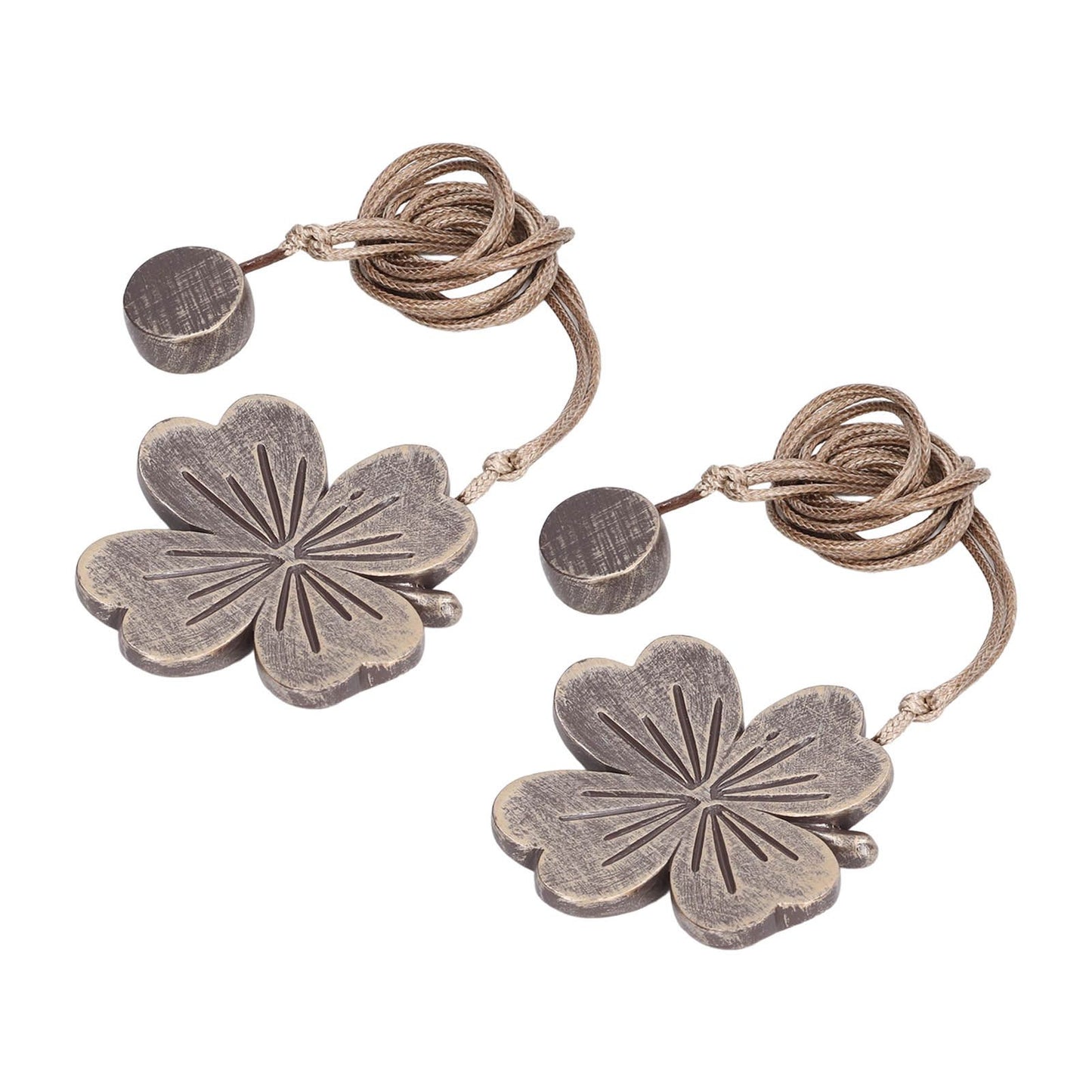 2 PCS Curtain Tiebacks Simple Resin Carving Binding Rope Curtain Strap Buckle Accessories